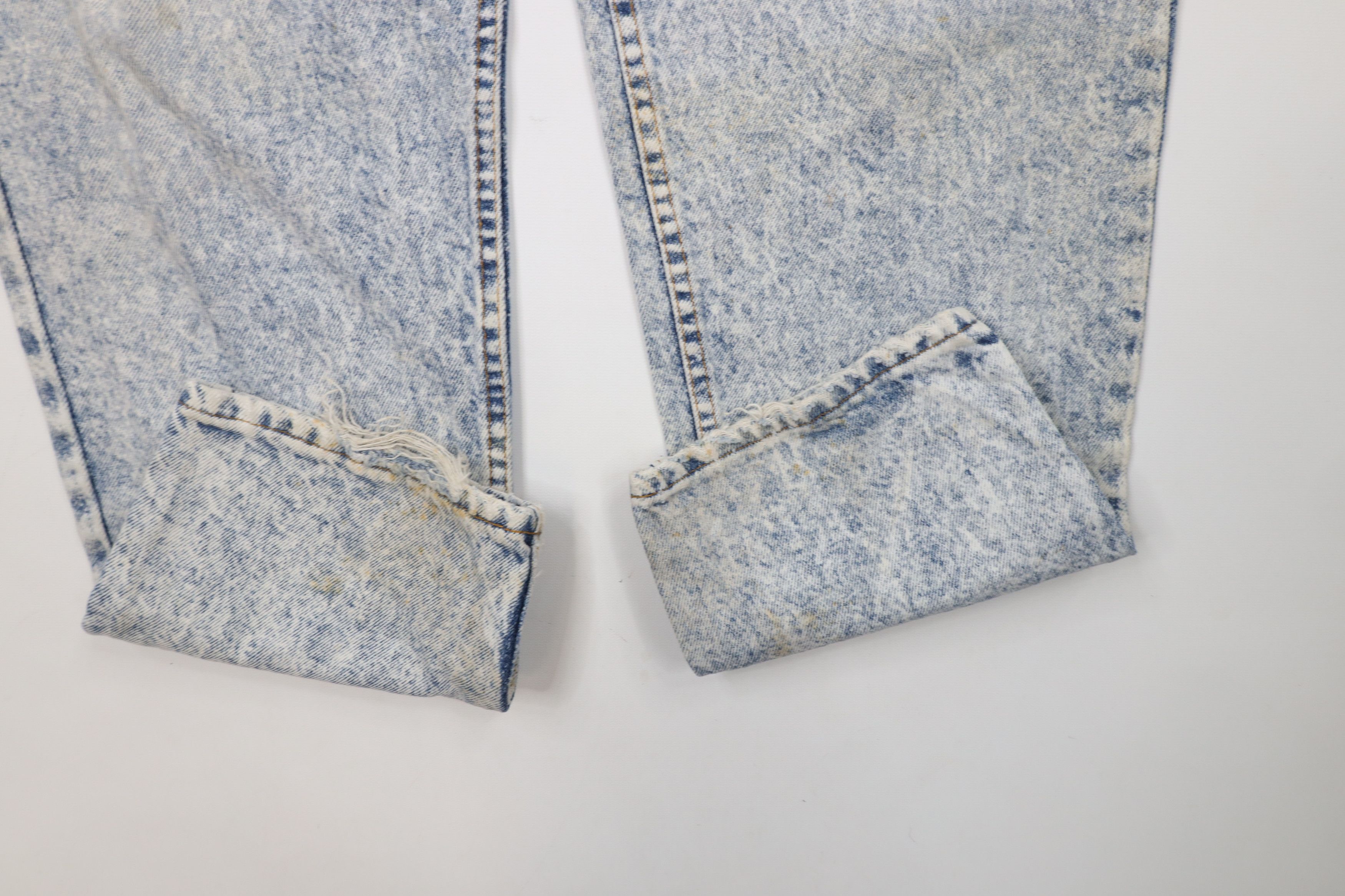 Levi's × Vintage Vintage 80s 90s Levis 554 Acid Wash Tapered Leg Jeans USA Size US 34 / EU 50 - 5 Thumbnail