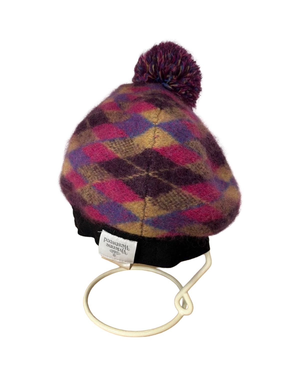 Vivienne Westwood Orb Embroidery Wool Beret Size ONE SIZE - 3 Thumbnail