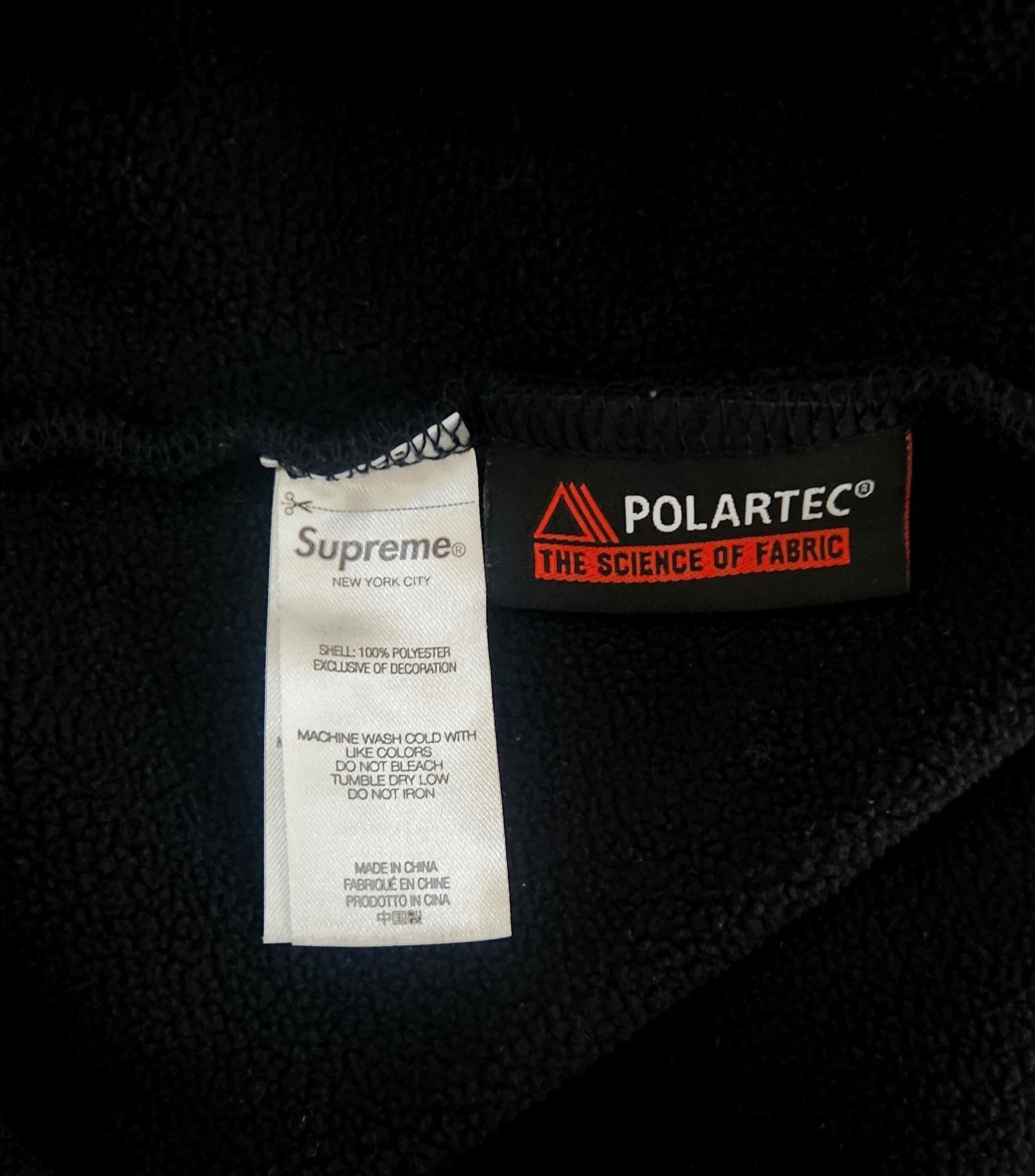 Supreme Supreme x Polartec Mock Neck Pullover Black White sweater S Size US S / EU 44-46 / 1 - 11 Thumbnail
