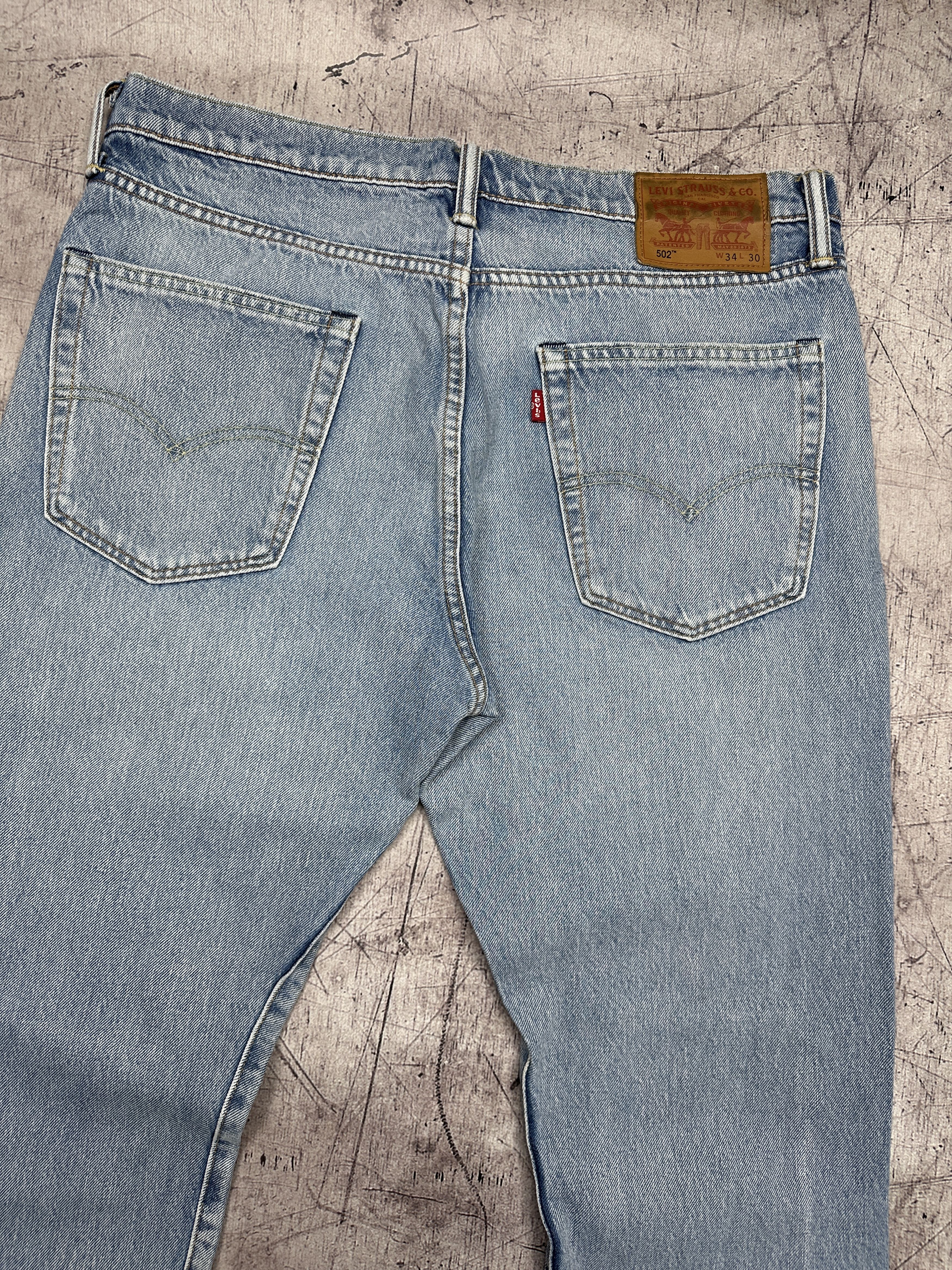 Levi's Levi's 502 Mens Denim Pants Jeans Size 34 x 30 Size US 34 / EU 50 - 10 Thumbnail