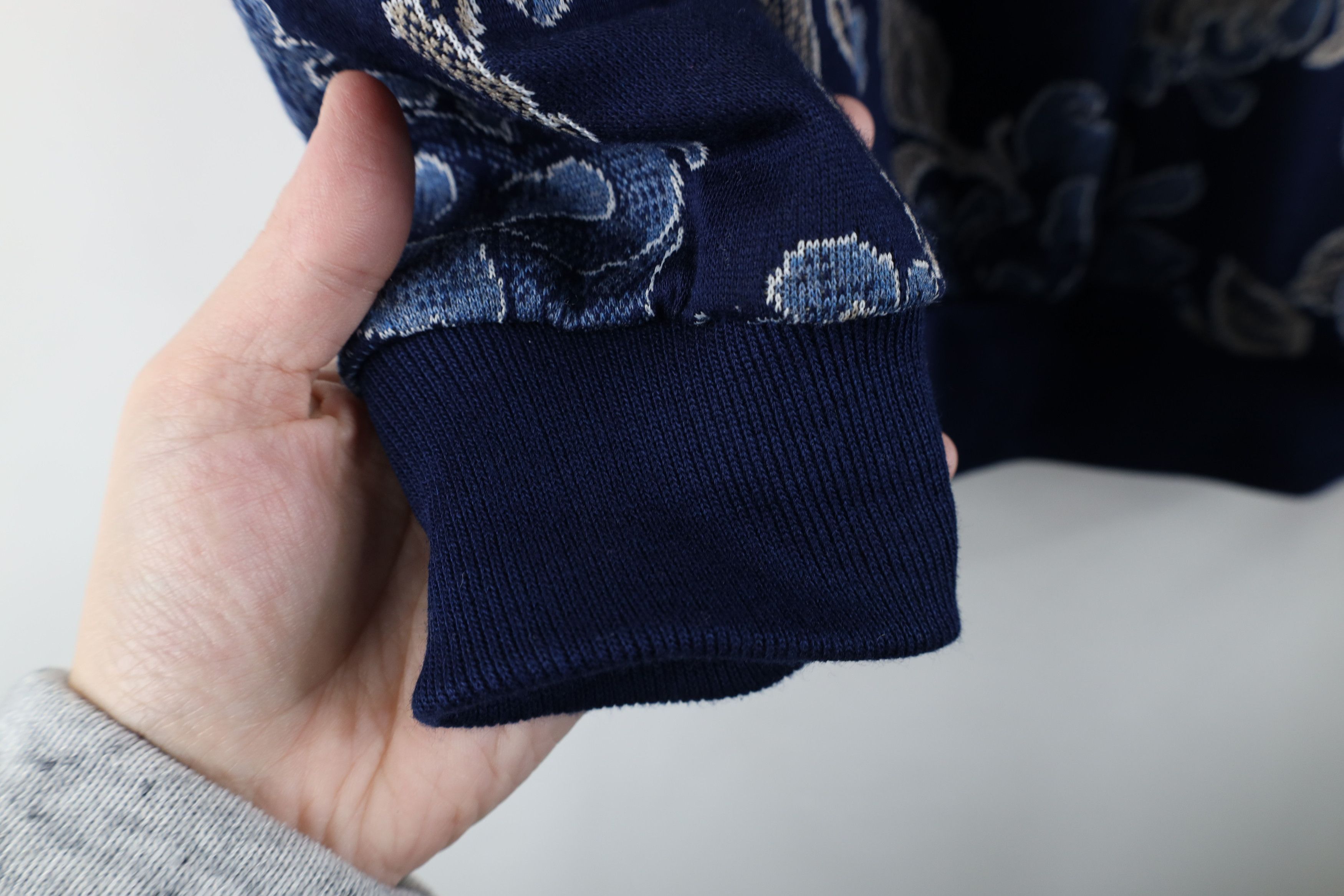 Vintage Vintage 90s Streetwear All Over Print Collared Sweater USA Size M / US 6-8 / IT 42-44 - 7 Thumbnail