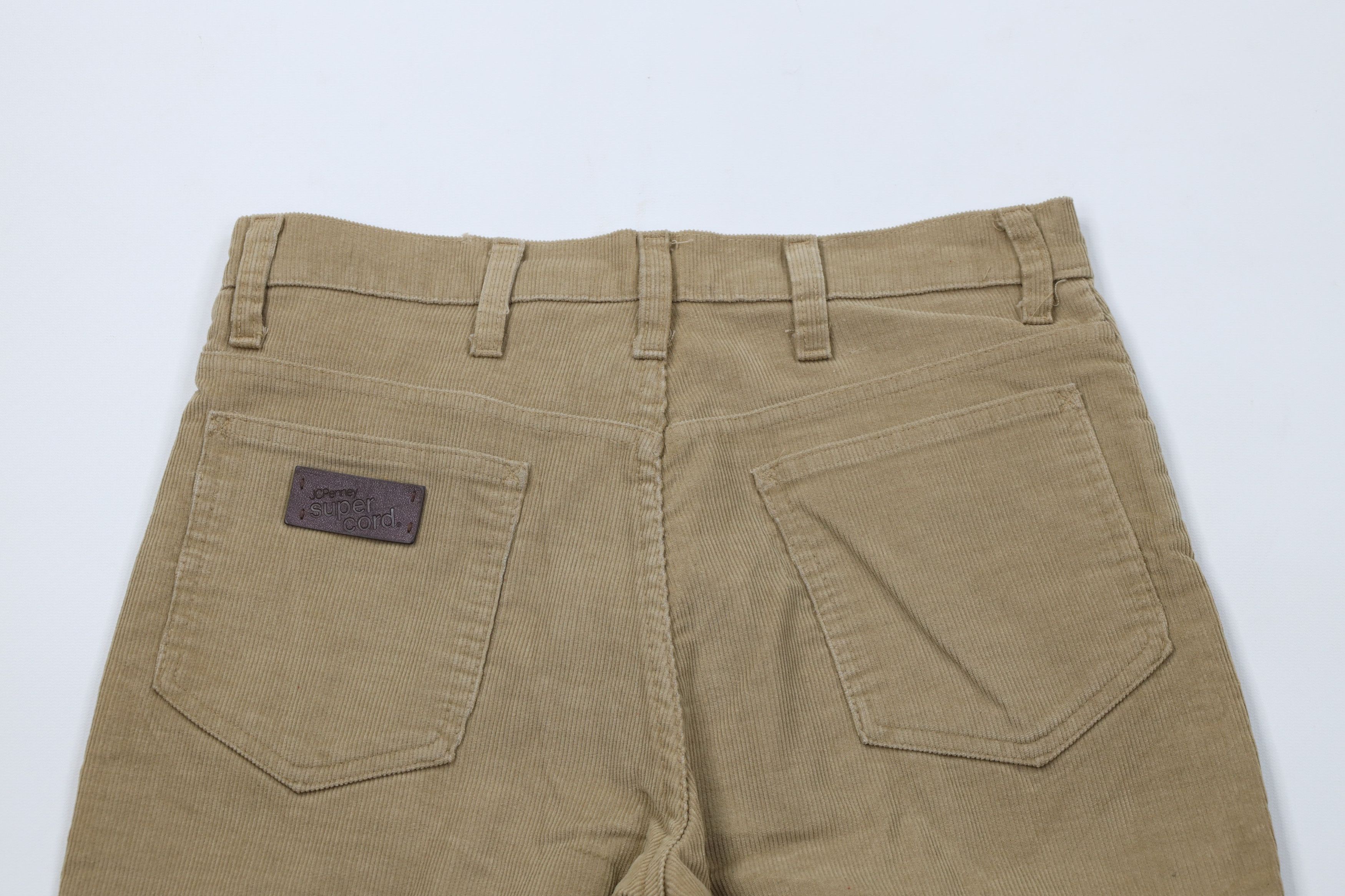 Vintage Vintage 70s Streetwear Wide Leg Corduroy Chino Pants USA Size US 30 / EU 46 - 10 Thumbnail