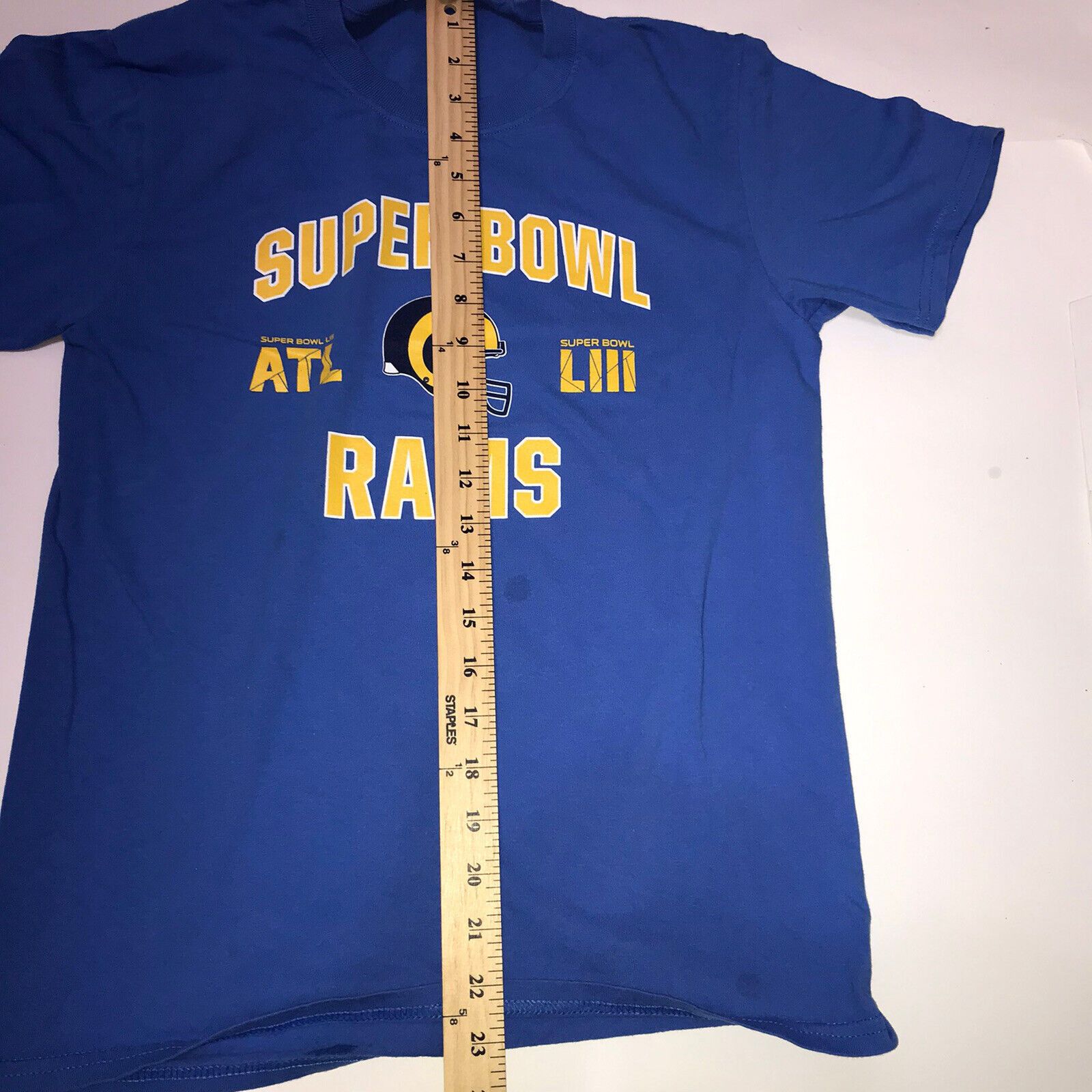 Port Authority NFL Superbowl Rams T-Shirt Men's S Short Sleeve With Graphic Size US S / EU 44-46 / 1 - 4 Thumbnail