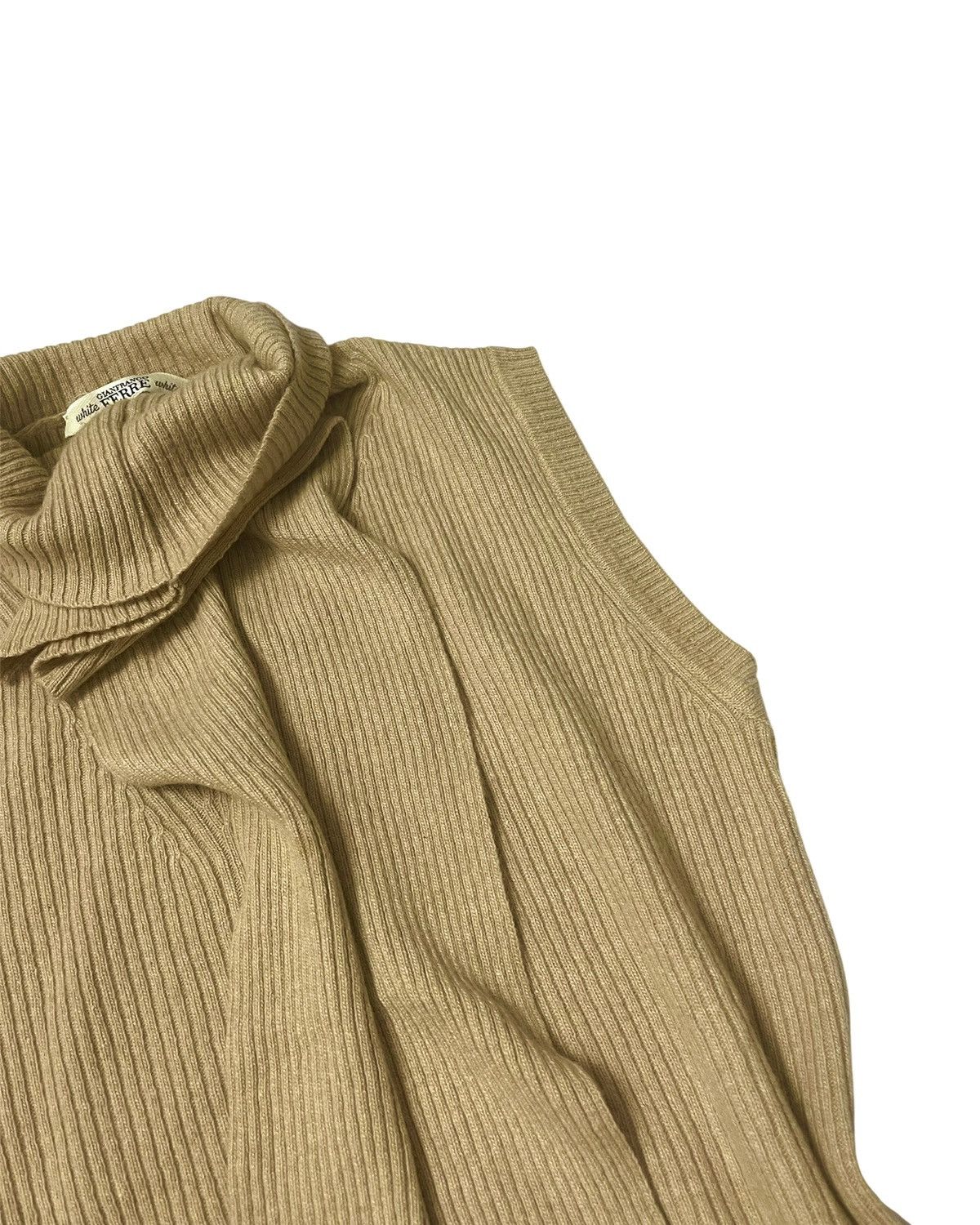 Gianfranco Ferre Gianfranco Ferre Y2K Asymmetrical Draped Sleeveless Knit Top Size M / US 6-8 / IT 42-44 - 8 Thumbnail