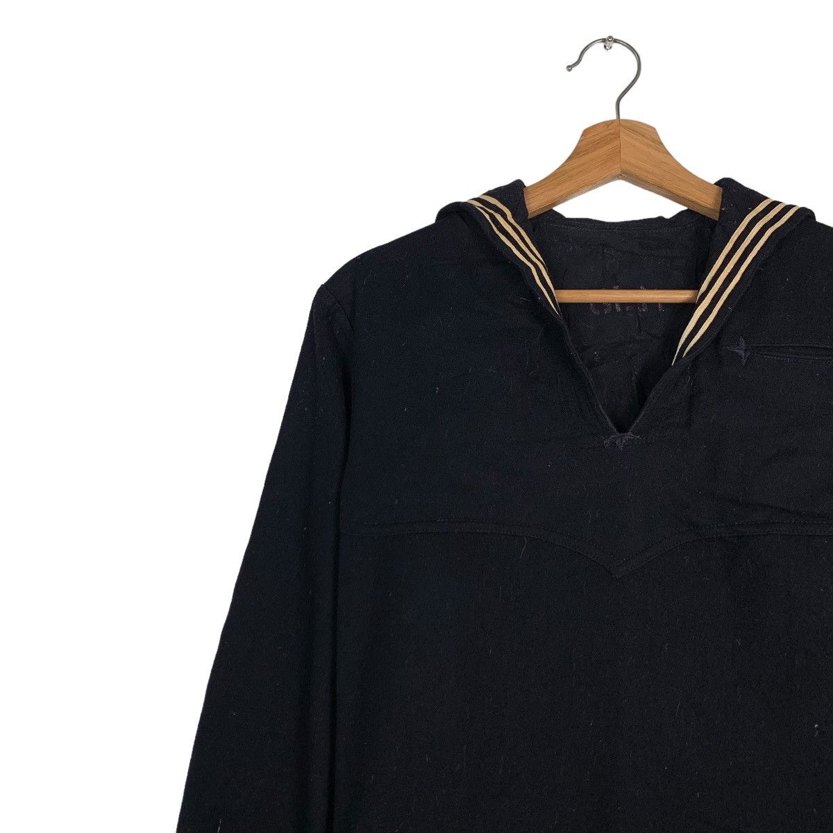 Vintage WW2 Navy Military Uniform Sailor Shirt Jacket #0001-C1 Size US S / EU 44-46 / 1 - 8 Thumbnail