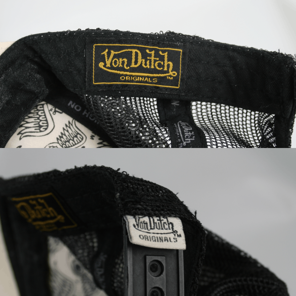 Von Dutch 00S Logo Trucker Cap Vintage Size ONE SIZE - 8 Thumbnail