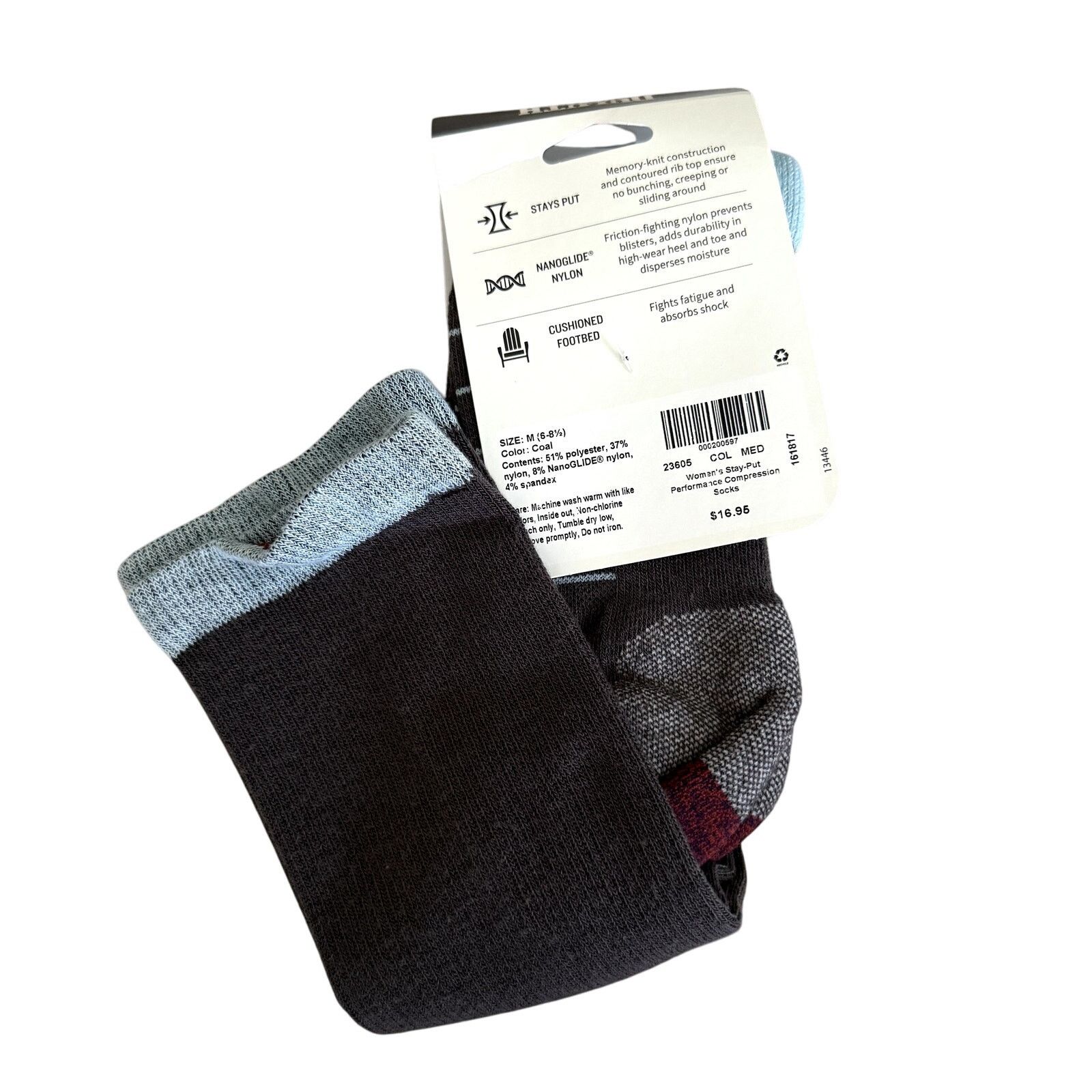 Duluth Trading Company Duluth Trading Co. Stay-Put Performance Compression Socks Size ONE SIZE - 2 Thumbnail