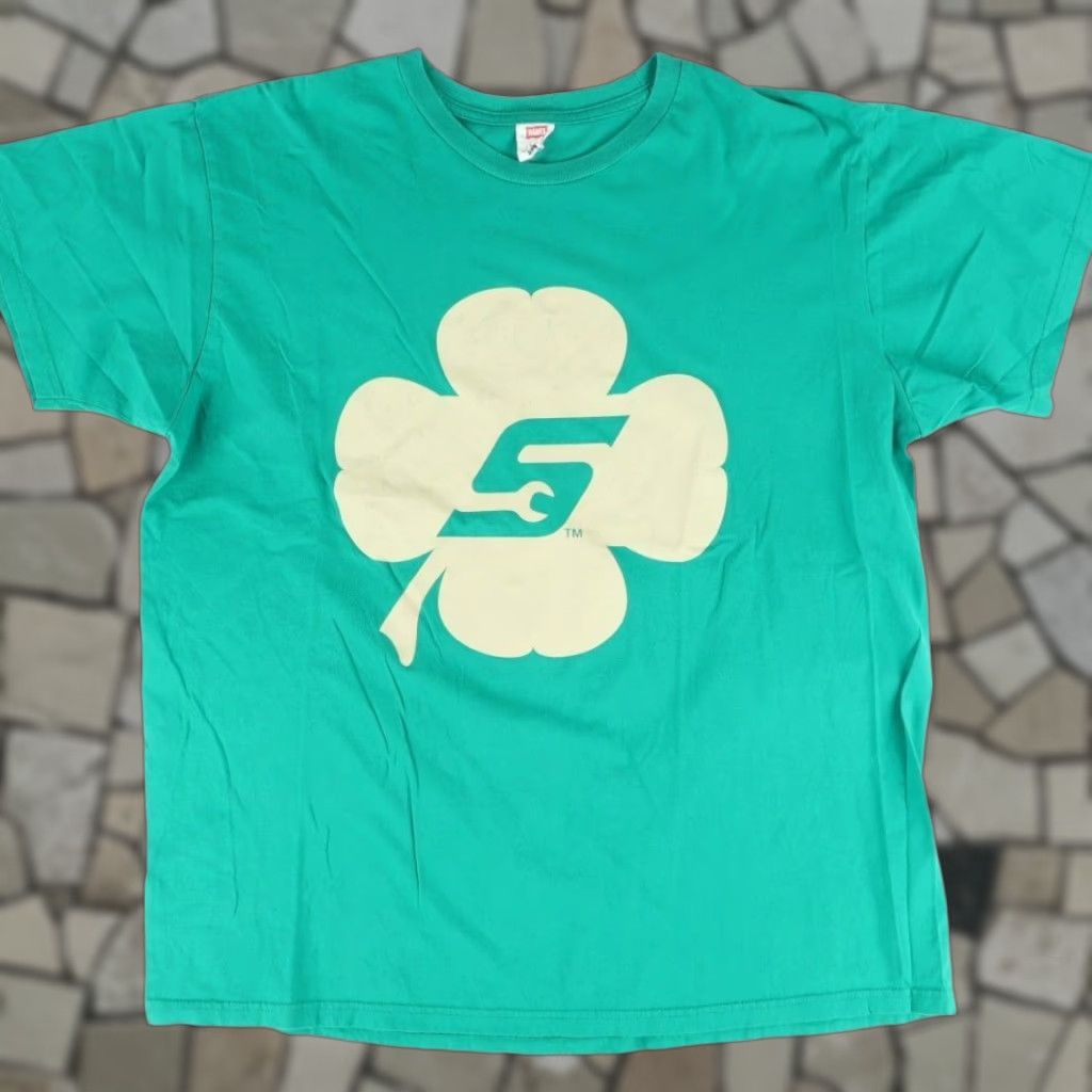 Hanes Hanes Snap-On Clover St Patrick Solid T-Shirt Green Men's 2XL Shirt Men Green 2XL Clover St Patrick Hanes Snap-On Shirt Size US XXL / EU 58 / 5 - 1 Thumbnail