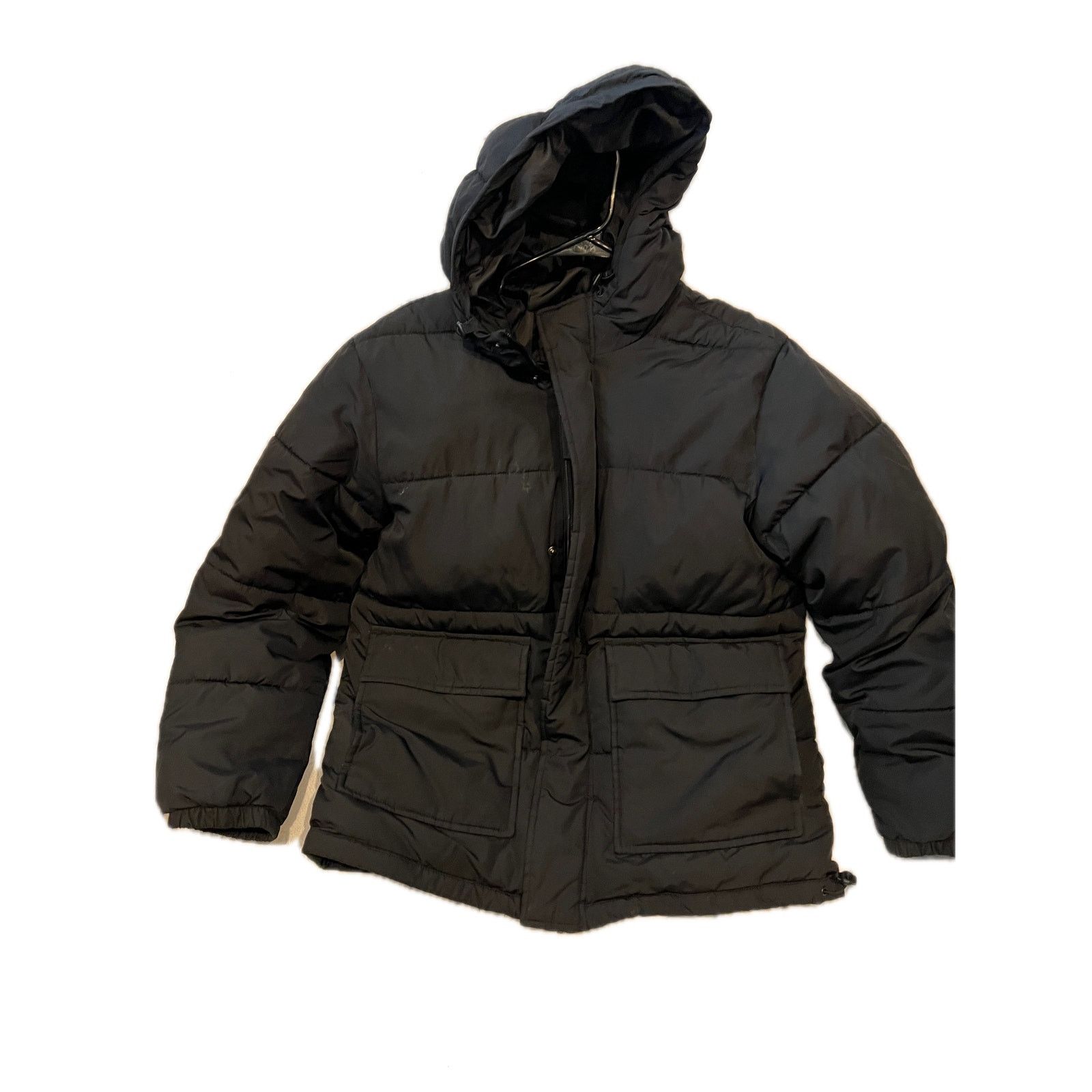 Old Navy Old Navy Black Hooded Parka Puffy Jacket Mens M Size US L / EU 52-54 / 3 - 1 Thumbnail