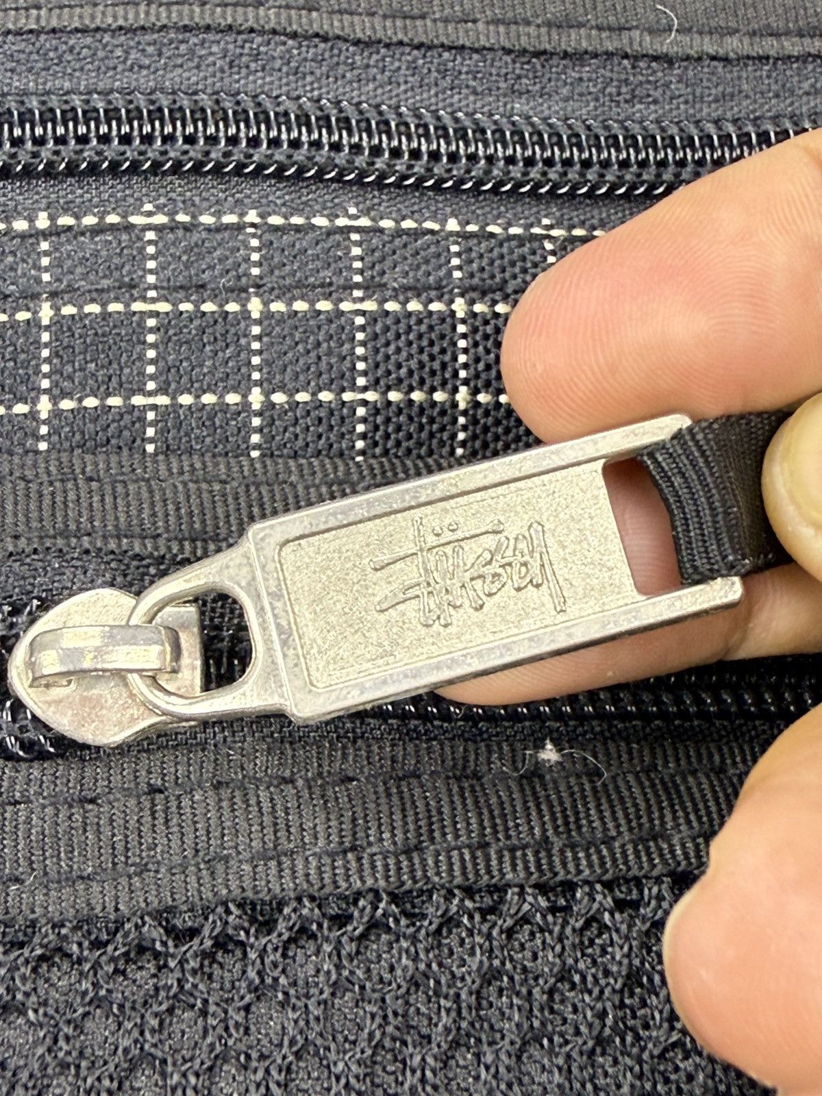 Stussy Vintage RARE 90s STUSSY Small Checked Flip On Sling Bag Size ONE SIZE - 11 Thumbnail