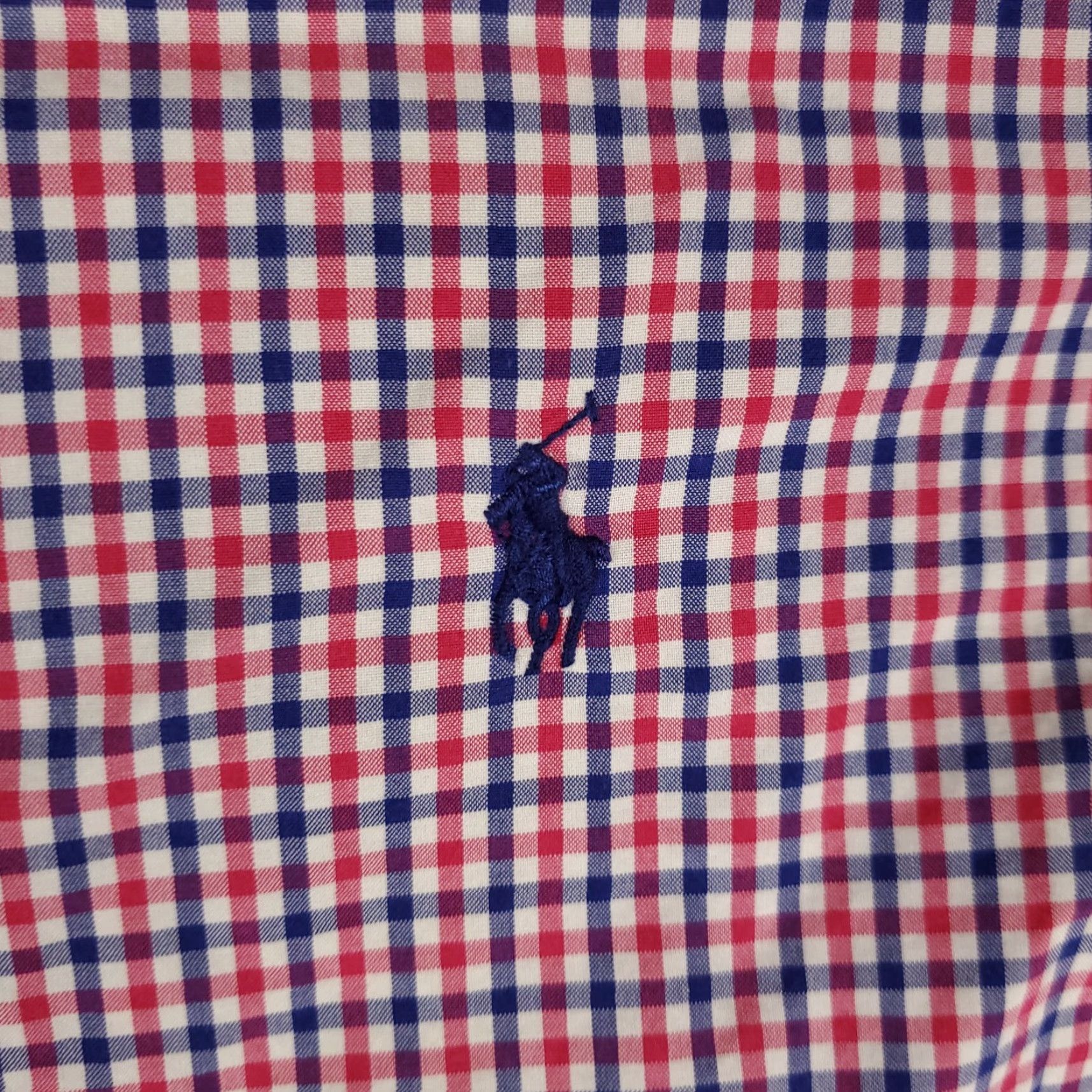 Ralph Lauren Ralph Lauren Casual Button-Up Shirt Mens Large Red Blue Check Long Sleeve Classic Preppy Size US L / EU 52-54 / 3 - 3 Thumbnail