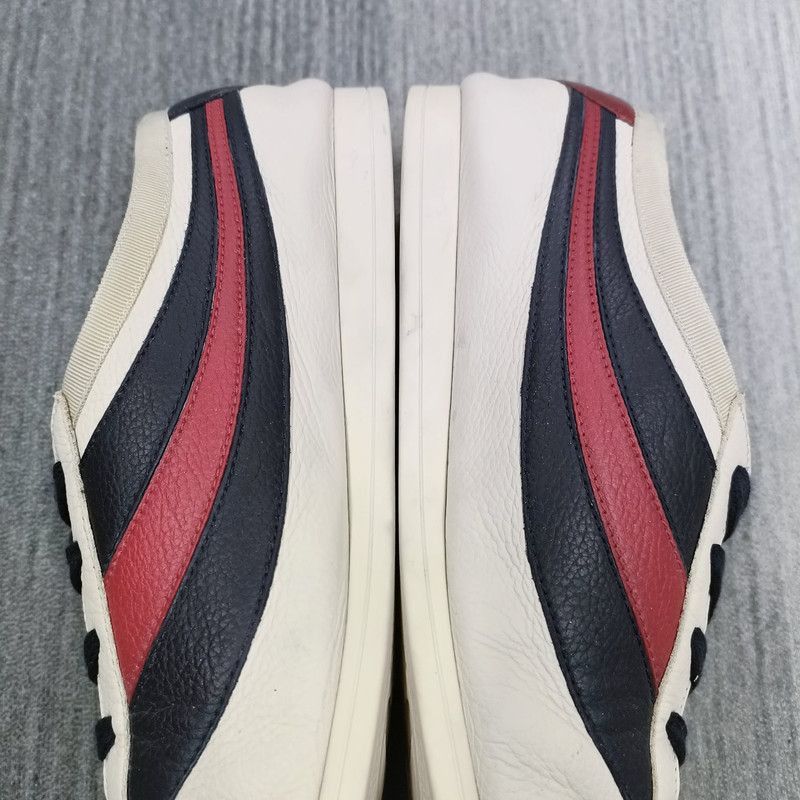 Gucci Gucci Falacer Casual Sneakers in White, Black, Red Size US 10.5 / EU 43-44 - 1 Thumbnail