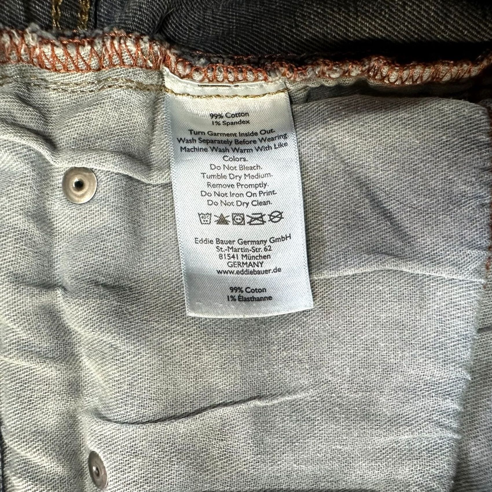 Eddie Bauer Eddie Bauer Jeans Men's 34x32 Blue Denim Straight Leg 5-Pocket Regular Waist Blue Denim Jeans Mens Size US 34 / EU 50 - 6 Thumbnail