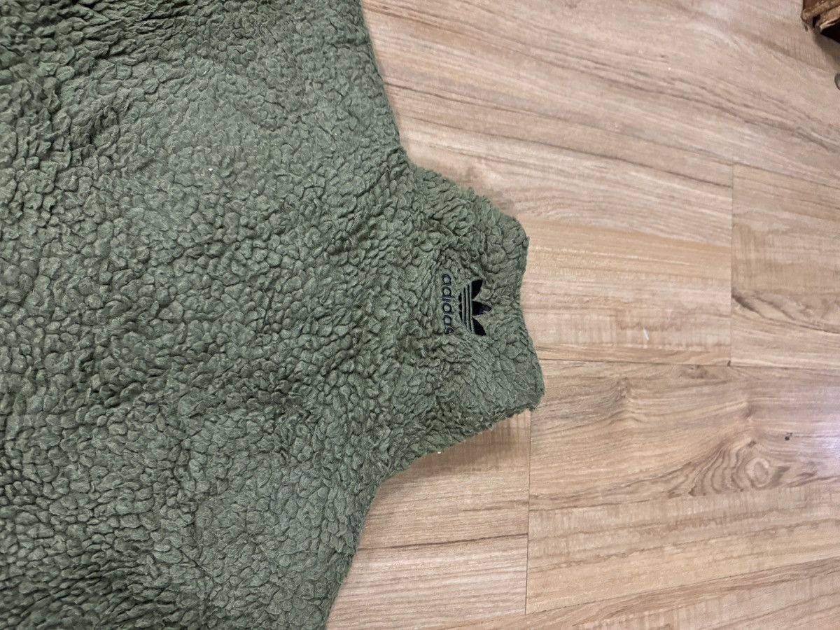 Adidas × Vintage ADIDAS BIG LOGO FLEECE JACKET Size US L / EU 52-54 / 3 - 4 Thumbnail