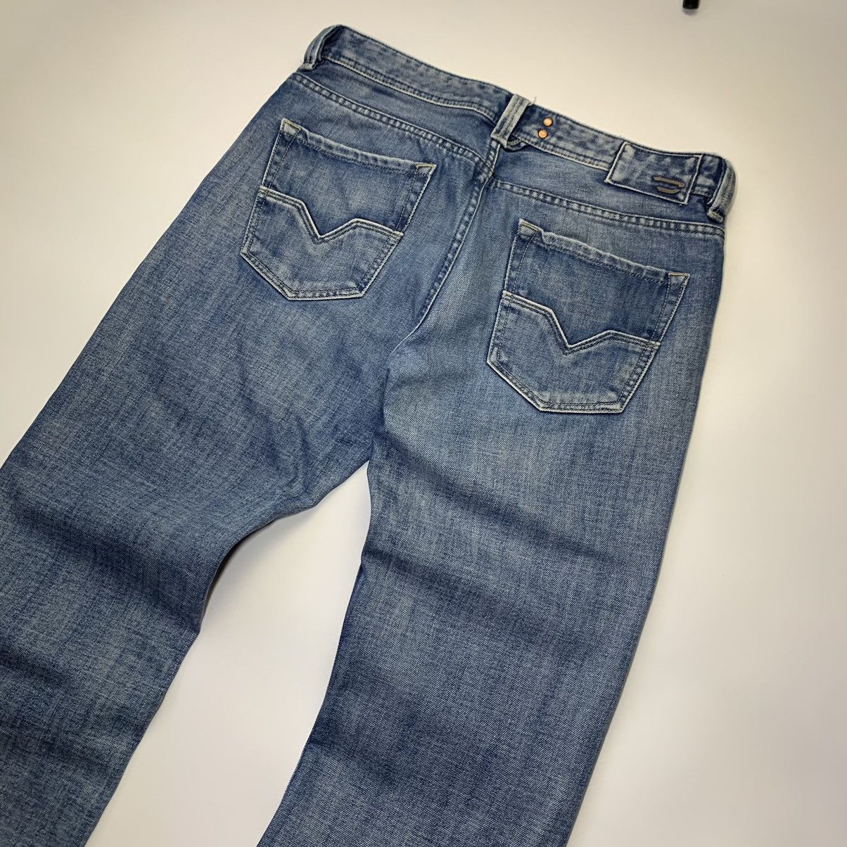 Diesel Diesel Straight Pants Denim Vintage Jeans Size US 33 - 2 Thumbnail