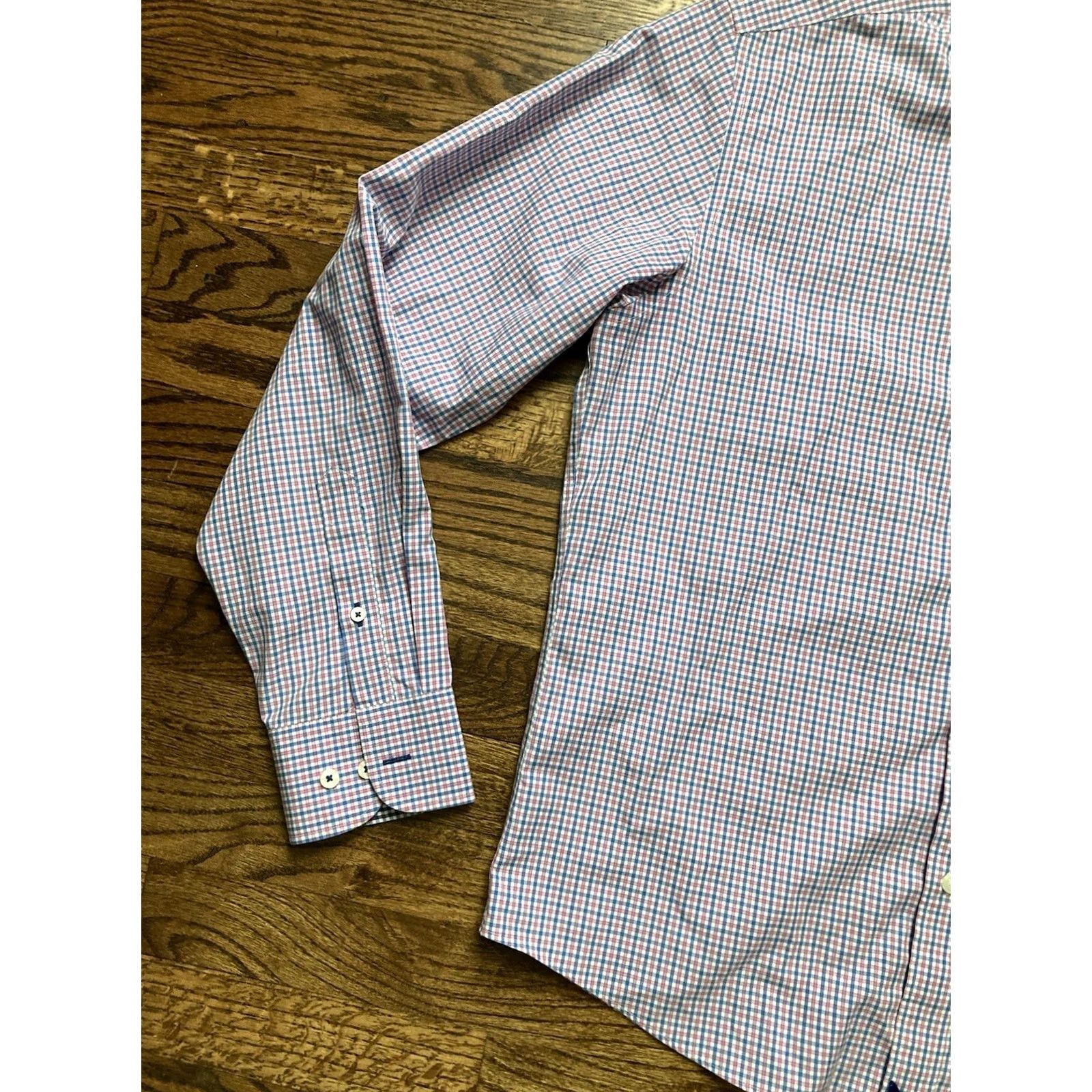 UNTUCKit UNTUCKit Shirt Mens Large Wrinkle Free Button Down Monroeville Dress Casual Multicolor Cotton Long Sleeve Slim Button-Up Collar-Down Mens Regular L Size US L / EU 52-54 / 3 - 2 Thumbnail