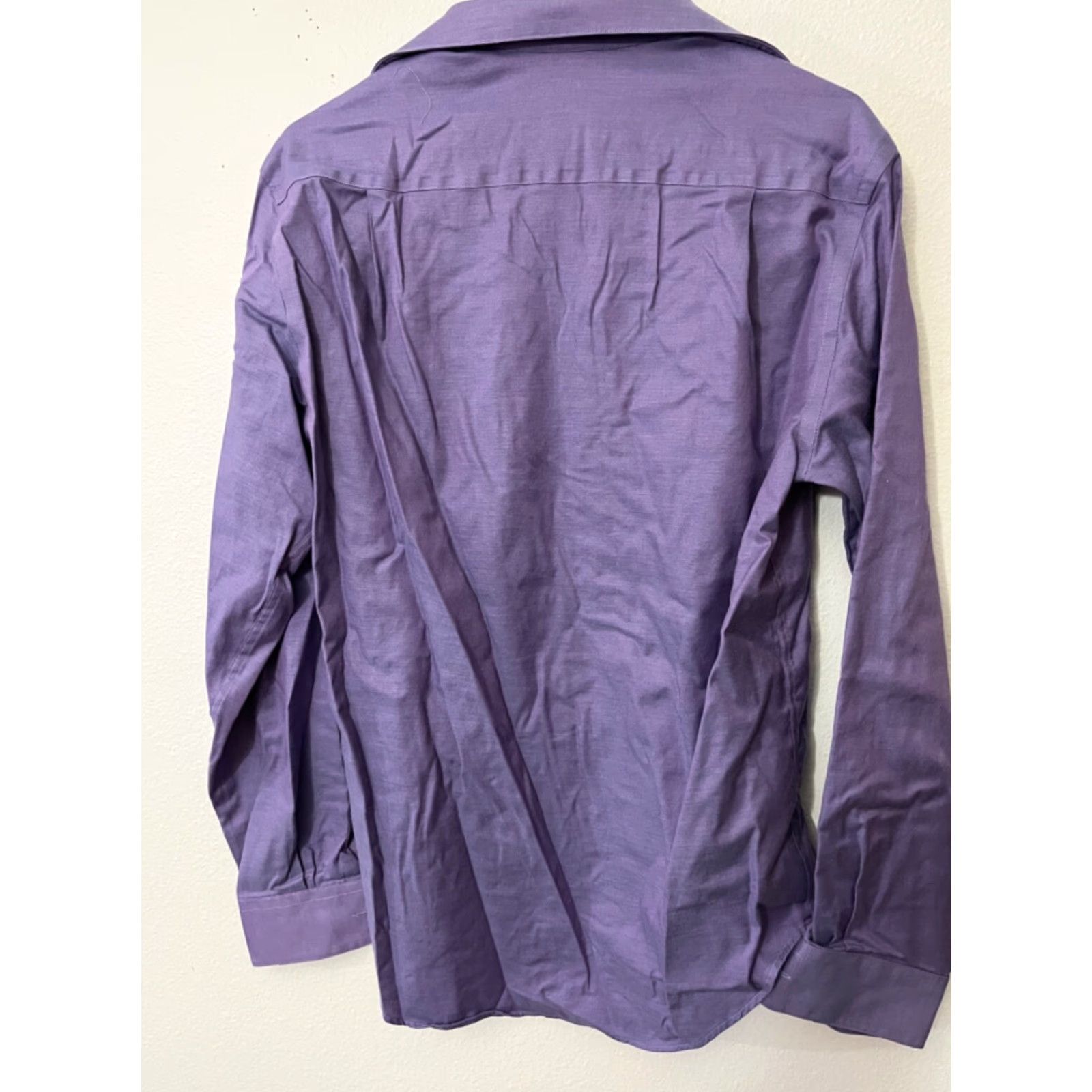 Kenneth Cole KENNETH COLE AWARENESS Dress Shirt Slim Fit 15.5 Purple Men’s Button-Down Shirt Size 40R - 3 Thumbnail