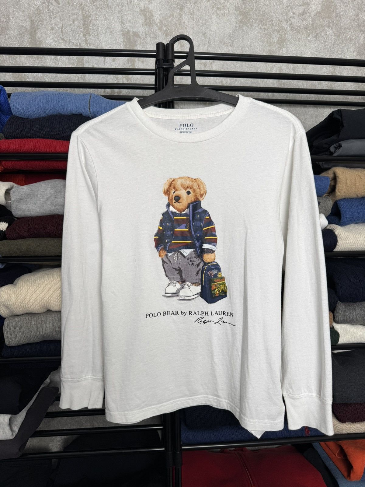Polo Ralph Lauren Vintage long sleeve Ralph Lauren Bear Size M / US 6-8 / IT 42-44 - 1 Thumbnail