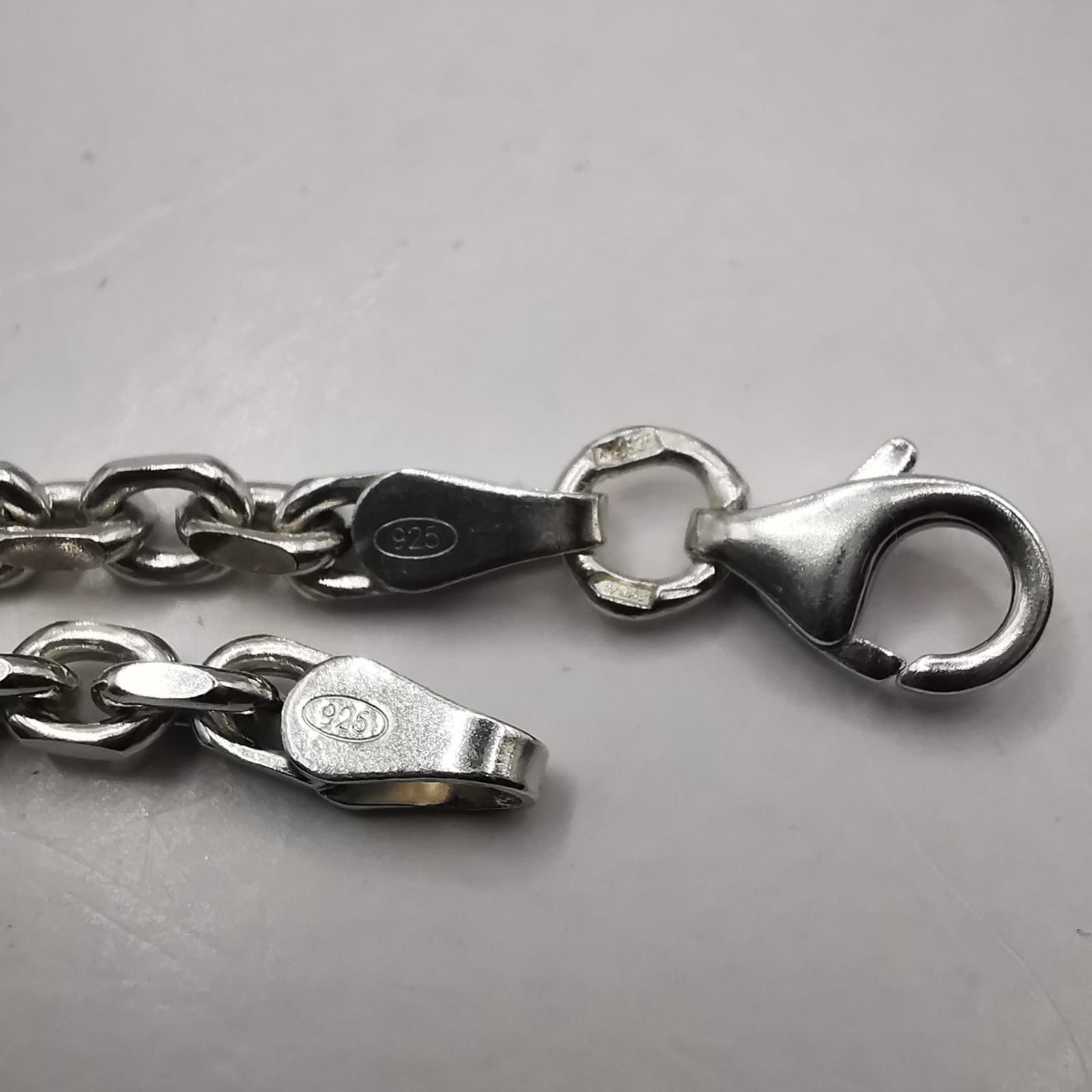 Sterling Silver Vintage Chain Necklece,925 Sterling Silver,Signed , 15,89g Size ONE SIZE - 3 Thumbnail