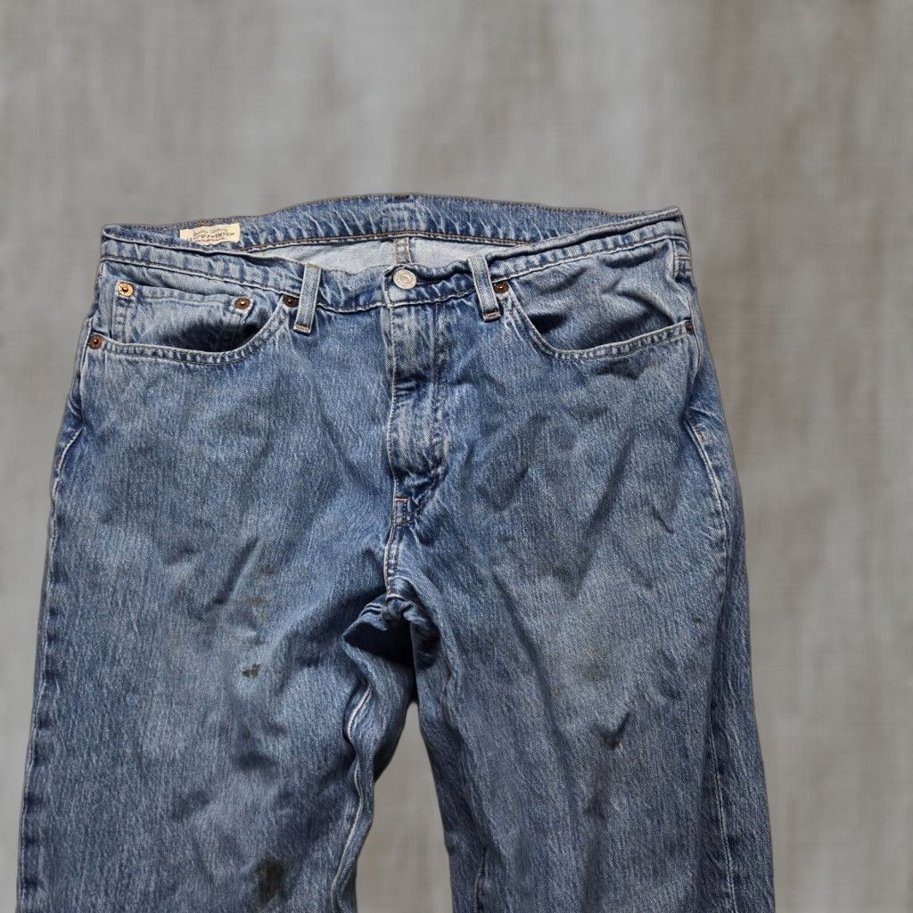 Levi's Levi’s 501 Jeans Denim Pants Men Adult Size 34 x 34 Blue Cotton Denim Straight 34 Inseam Mens Jeans Size US 34 / EU 50 - 1 Thumbnail