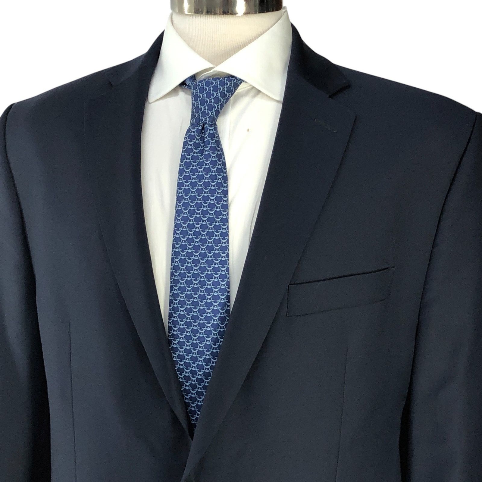 Lauren Ralph Lauren Ralph Lauren LRL Size 42R Blazer Jacket Navy Gold Buttons Size 42R - 2 Thumbnail