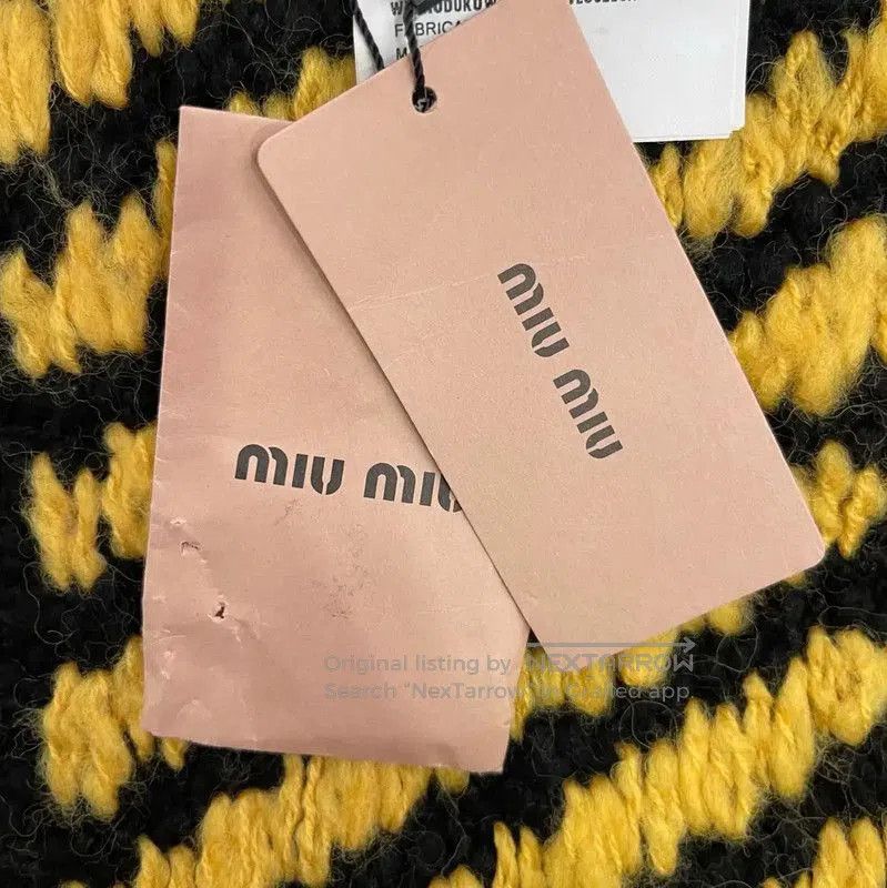 Miu Miu Miu Miu Yellow Wool Sweater for Women . Size M / US 6-8 / IT 42-44 - 8 Thumbnail