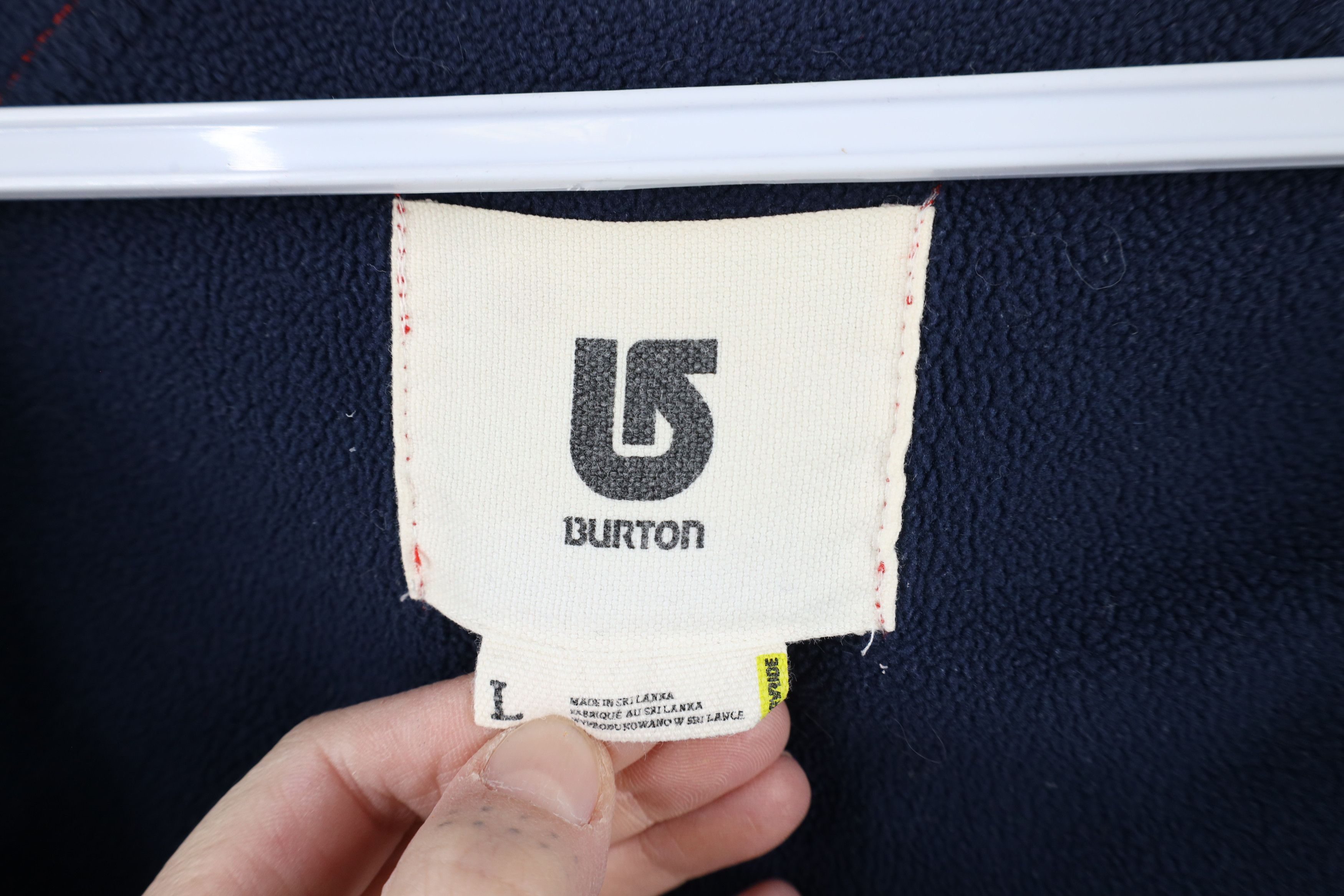 Burton × Vintage Vintage Y2K Burton Snowboards Spell Out Full Zip Hoodie Size US L / EU 52-54 / 3 - 11 Thumbnail