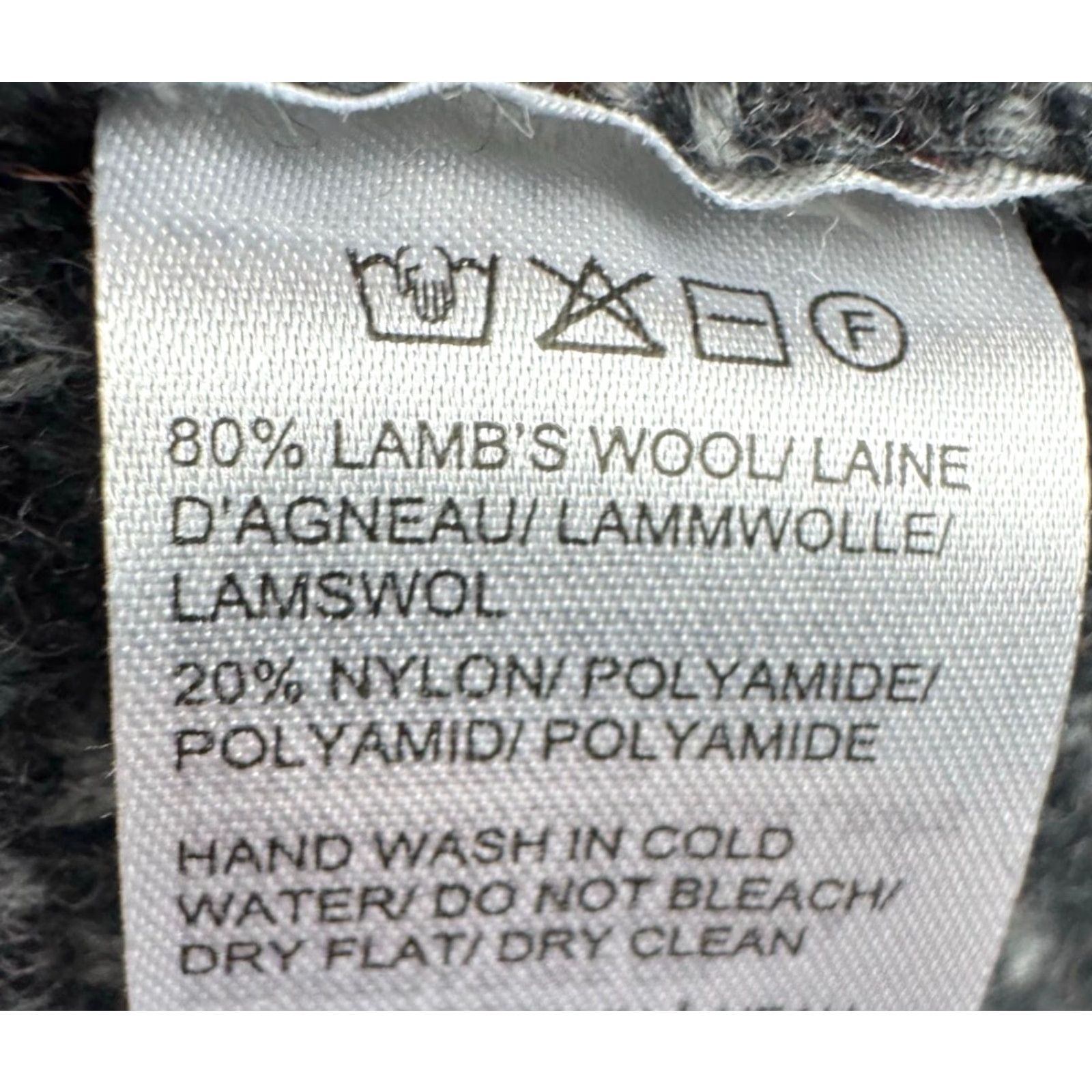 Vintage Black Brown 1826 Men’s Lambs Wool Chunky Knit Pullover Sweater Blue Small Size US S / EU 44-46 / 1 - 4 Thumbnail