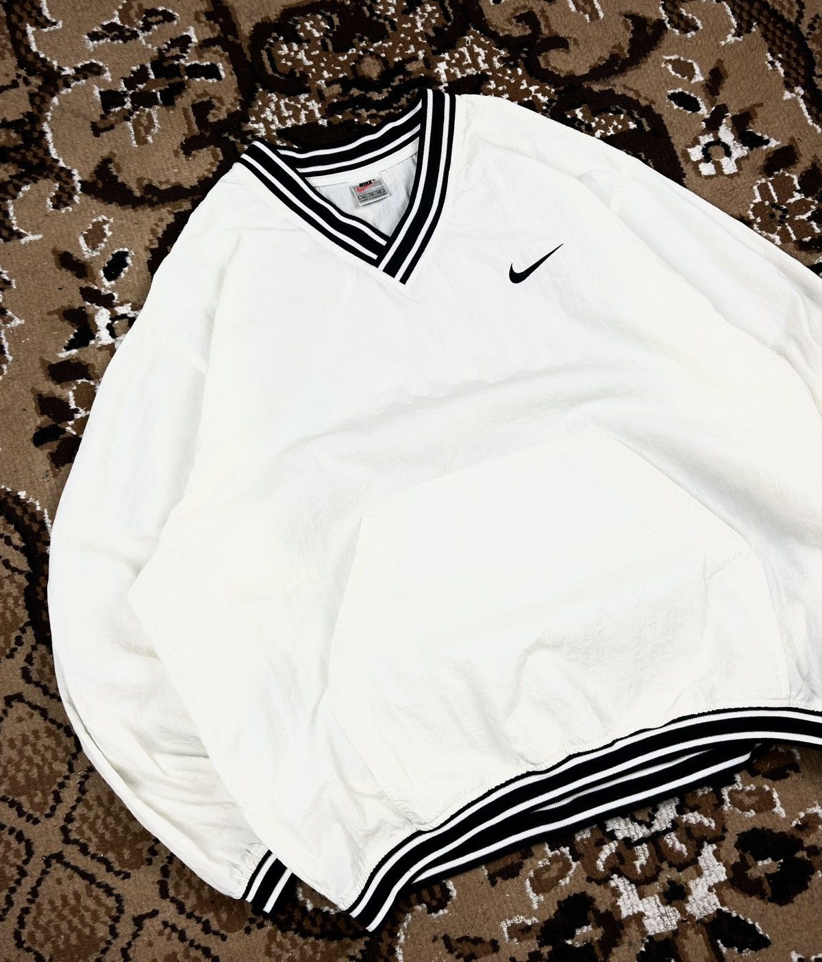 Nike × Vintage Vintage 90's Nike Nylon Jacket Archive Jersey Y2k Size US XL / EU 56 / 4 - 2 Thumbnail