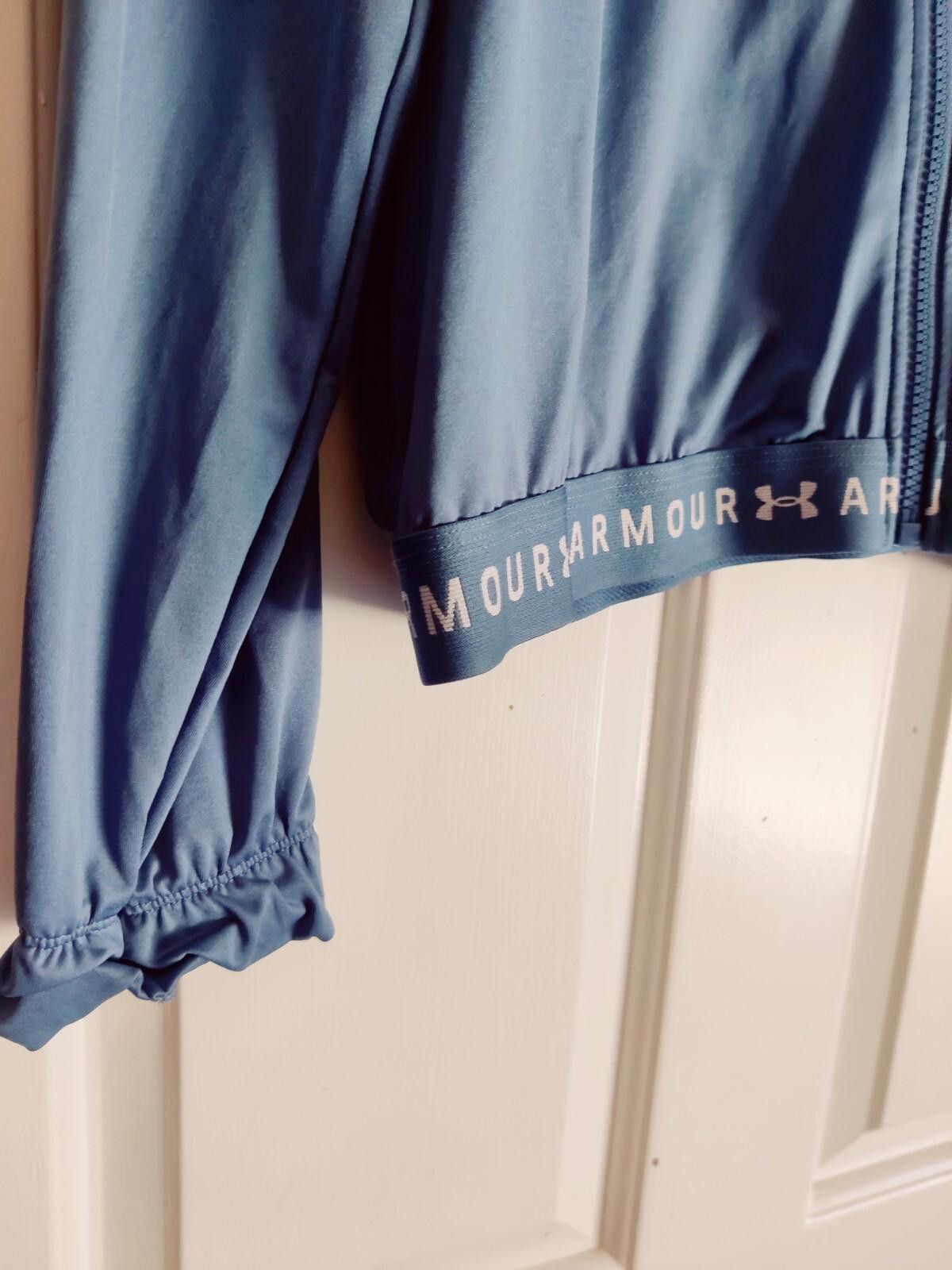 Under Armour Under Armour Heatgear Womens L Jacket Light Blue Logo Bottom Size L / US 10 / IT 46 - 4 Thumbnail