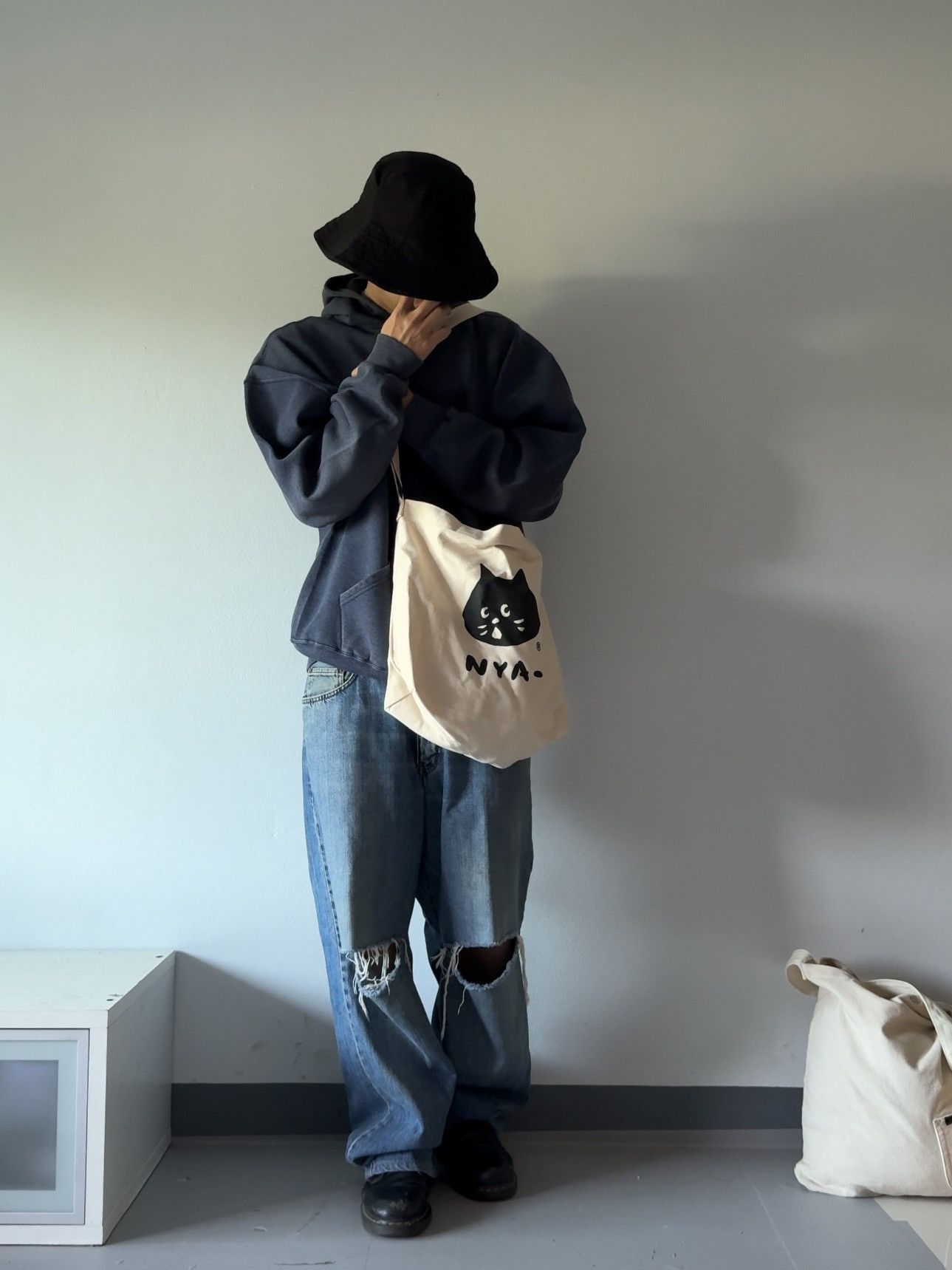 Issey Miyake × Ne-Net Ne-Net Cat face Crossbody bag by issey miyake Size ONE SIZE - 5 Thumbnail