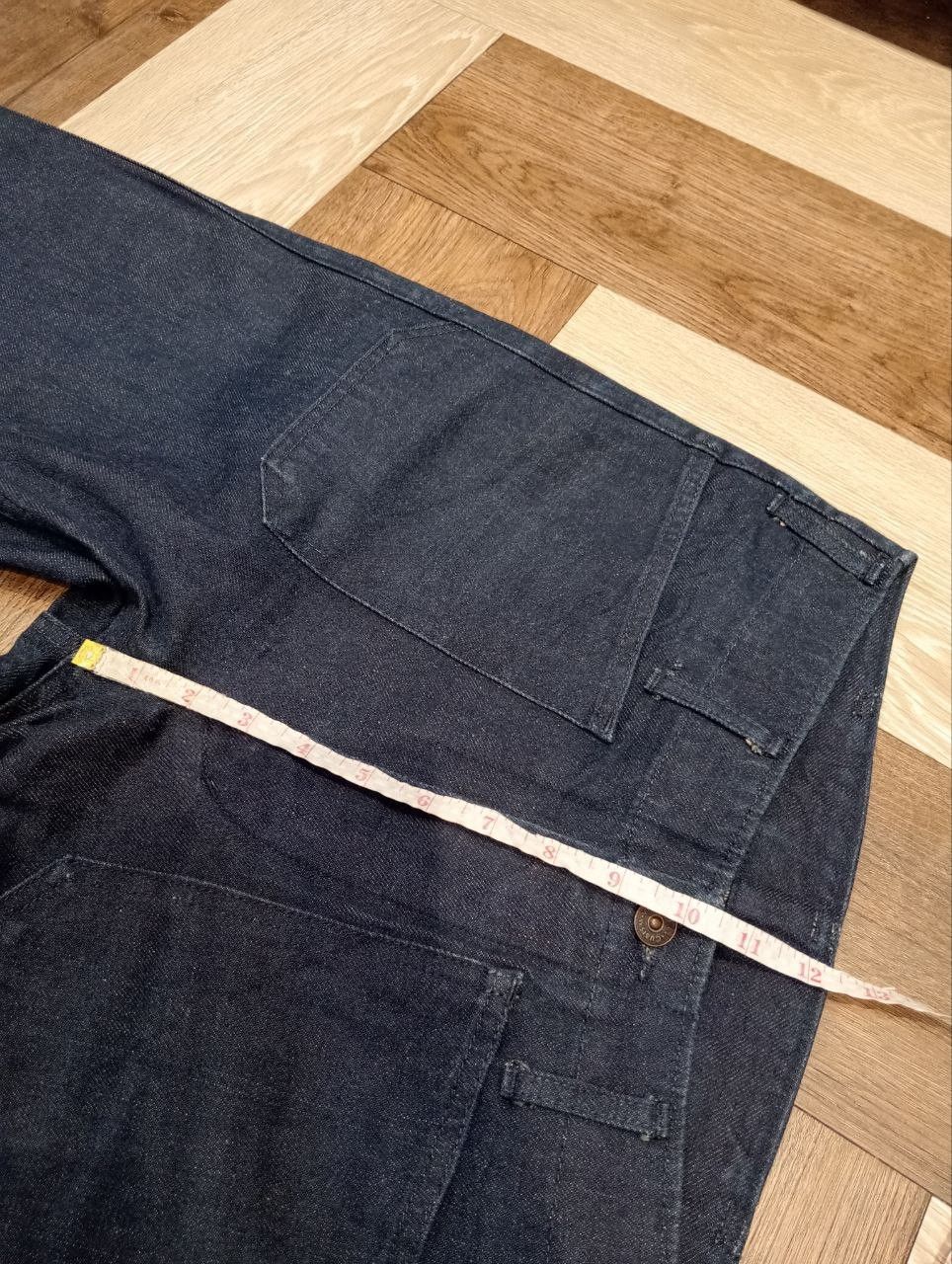 Visvim VISVIM CUBISM BLUE INDIGO SELVEDGE FLARED DENIM PANTS Size US 30 / EU 46 - 16 Thumbnail