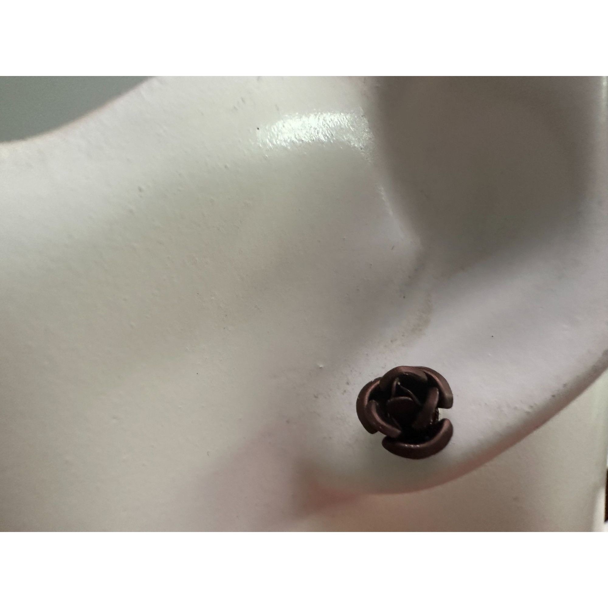 Other Three Pairs of Women's Rose Flower Stud Earrings with Backin Size ONE SIZE - 20 Thumbnail