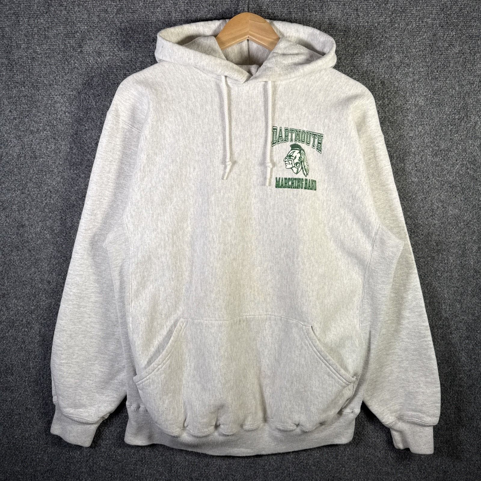 Champion Vintage Dartmouth Hoodie Large Gray 70s 80s Reverse Weave Do Size US L / EU 52-54 / 3 - 2 Thumbnail