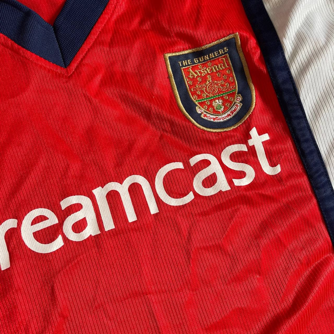 Vintage Arsenal Home Football Shirt 1999 - 2000 replica Jersey Size US M / EU 48-50 / 2 - 14 Thumbnail
