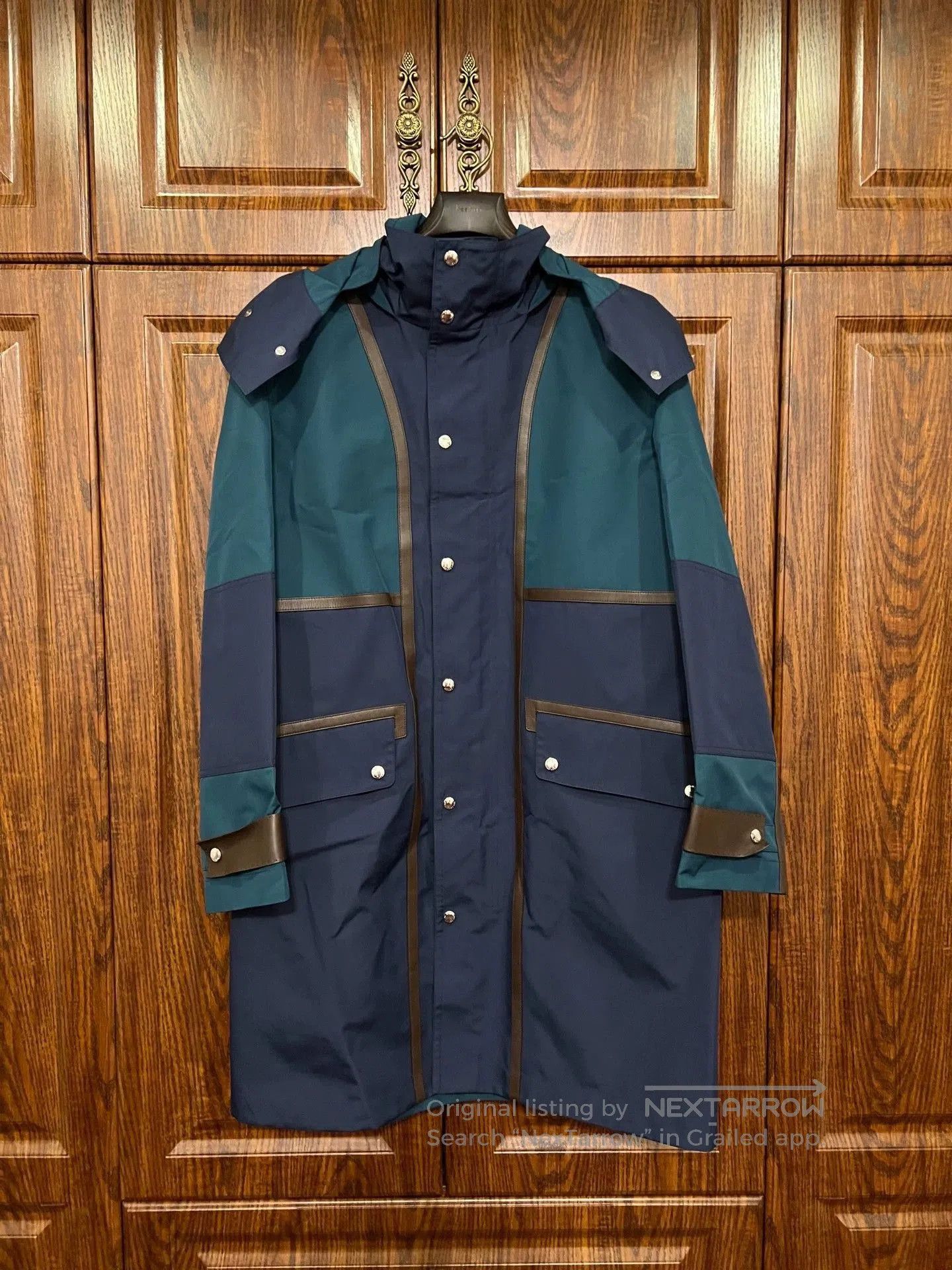 Berluti Multi-Color Long Hooded Coat Size S. Size US S / EU 44-46 / 1 - 1 Thumbnail