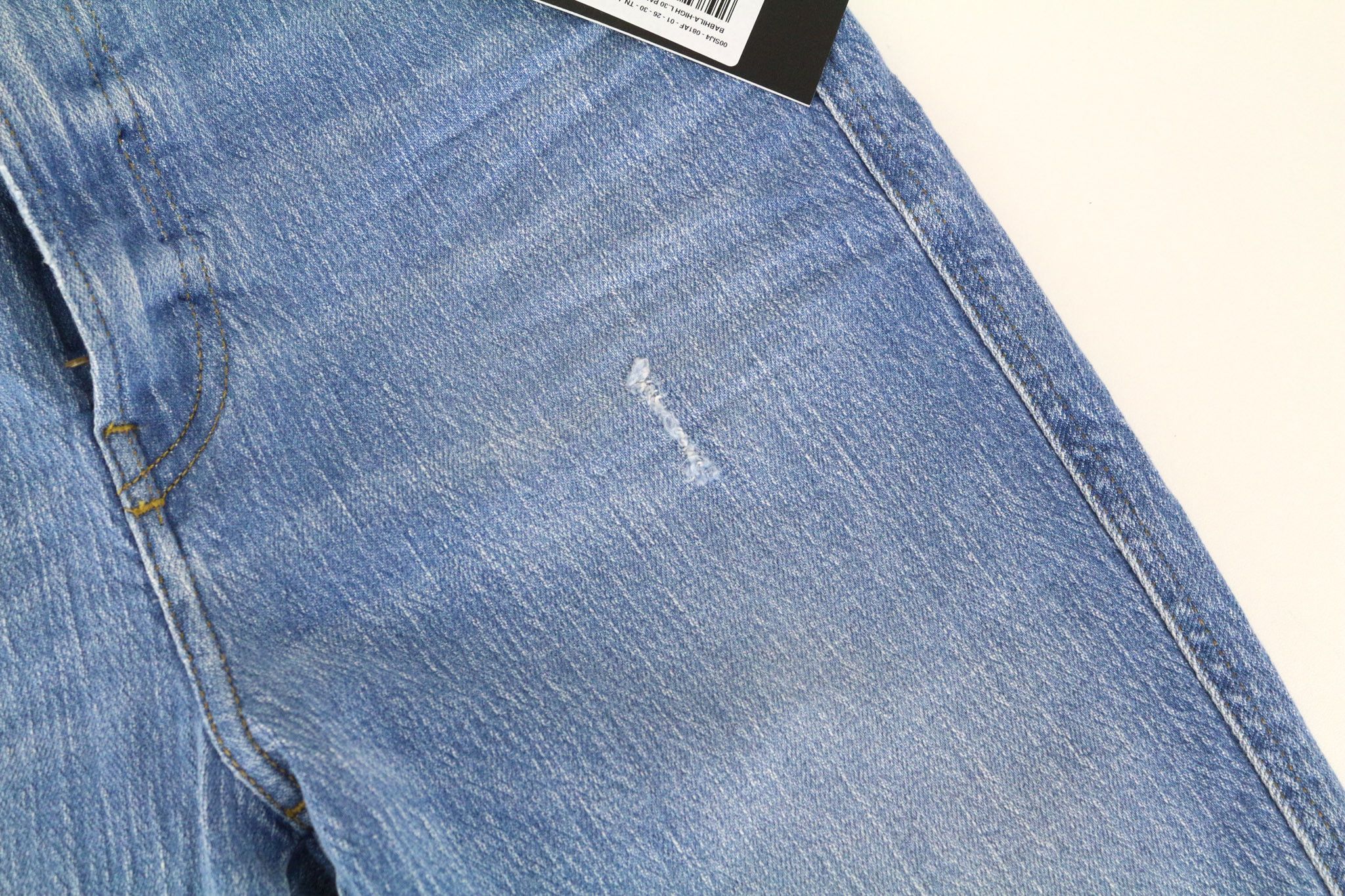 Diesel BABHILA-HIGH 081AF W26/L30 Blue Stretch Jeans 71550 Size 26" / US 2 / IT 38 - 7 Thumbnail