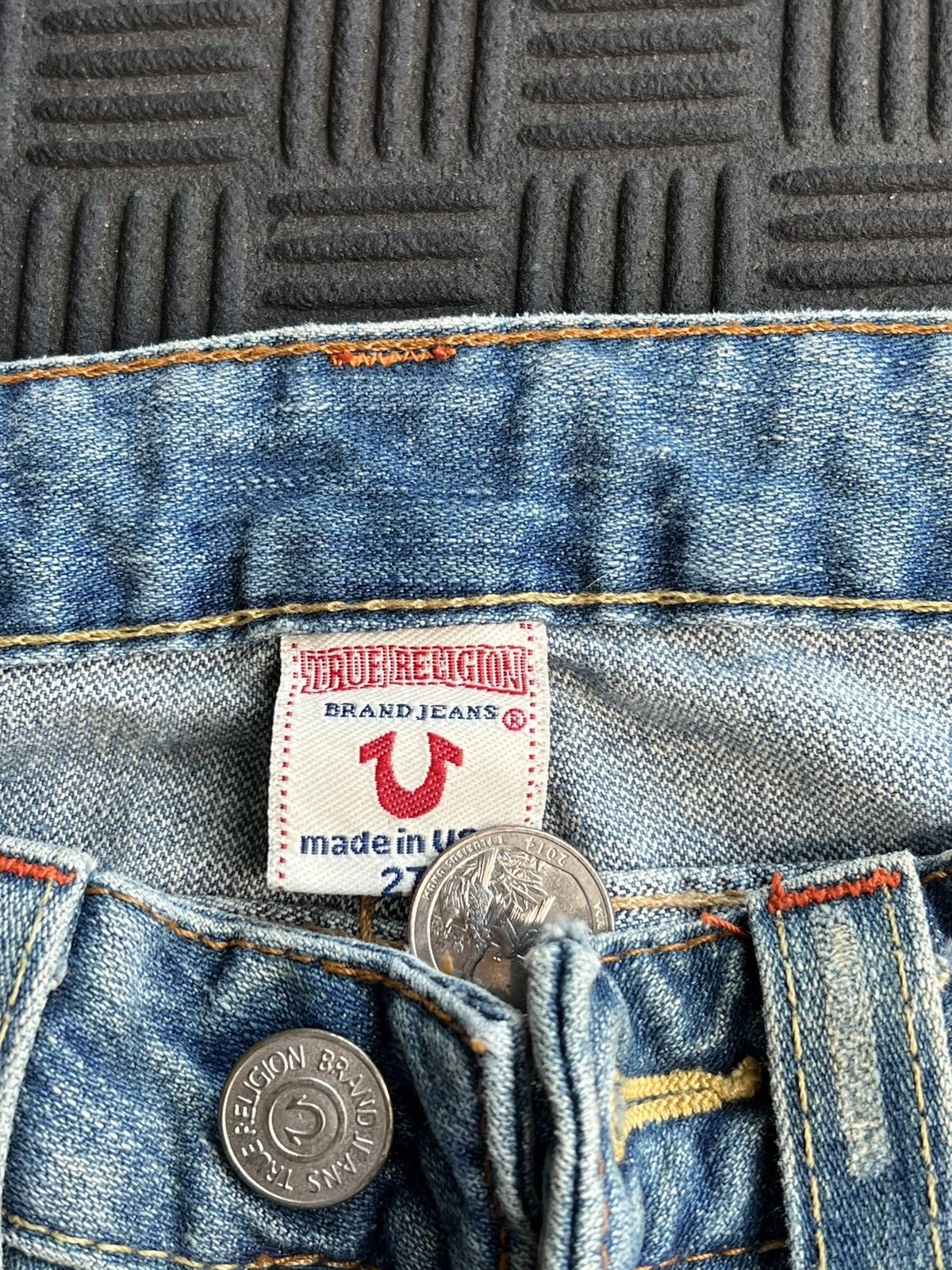 True Religion WOMENS y2k true religin bell bottom jeans Size 27" / US 4 / IT 40 - 3 Thumbnail