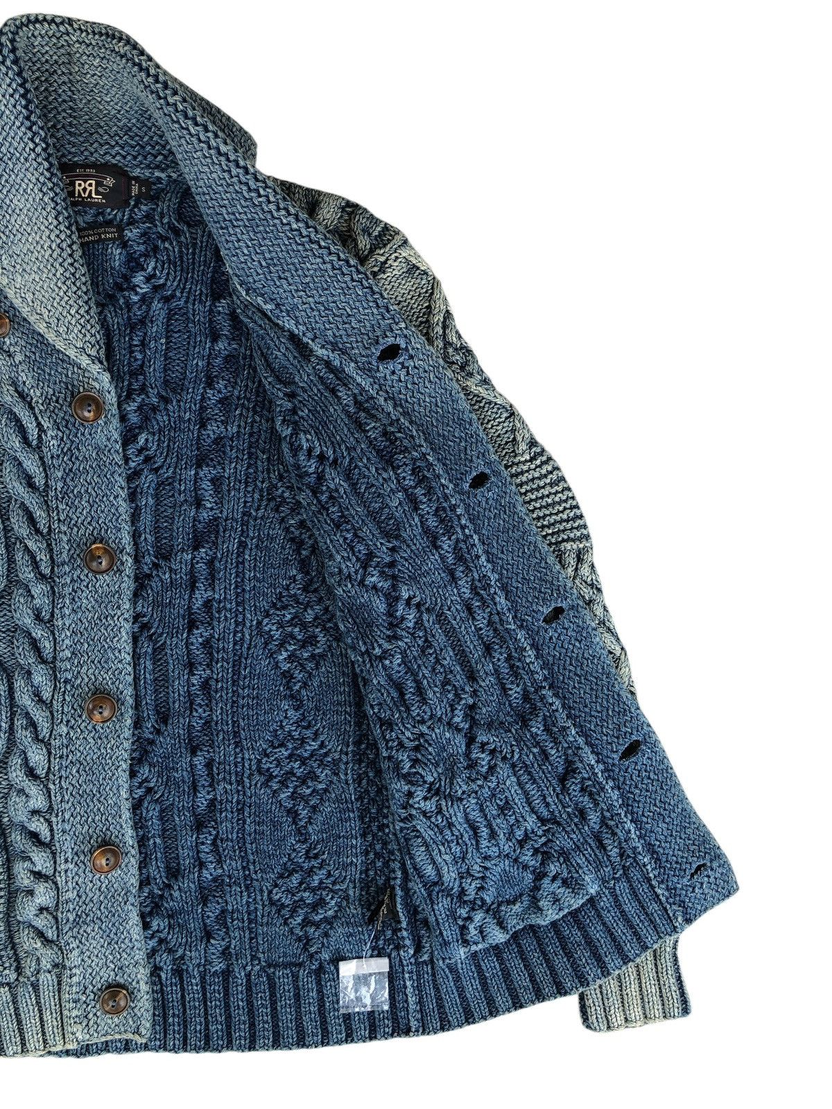RRL Ralph Lauren RRL Ralph Lauren Hand Knit Cardigan Size US S / EU 44-46 / 1 - 9 Thumbnail