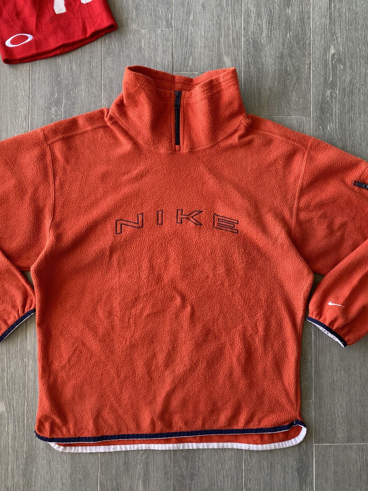 Nike × Nike ACG × Vintage Vintage Nike SpellOut Fleece Pullover Size US M / EU 48-50 / 2 - 3 Thumbnail