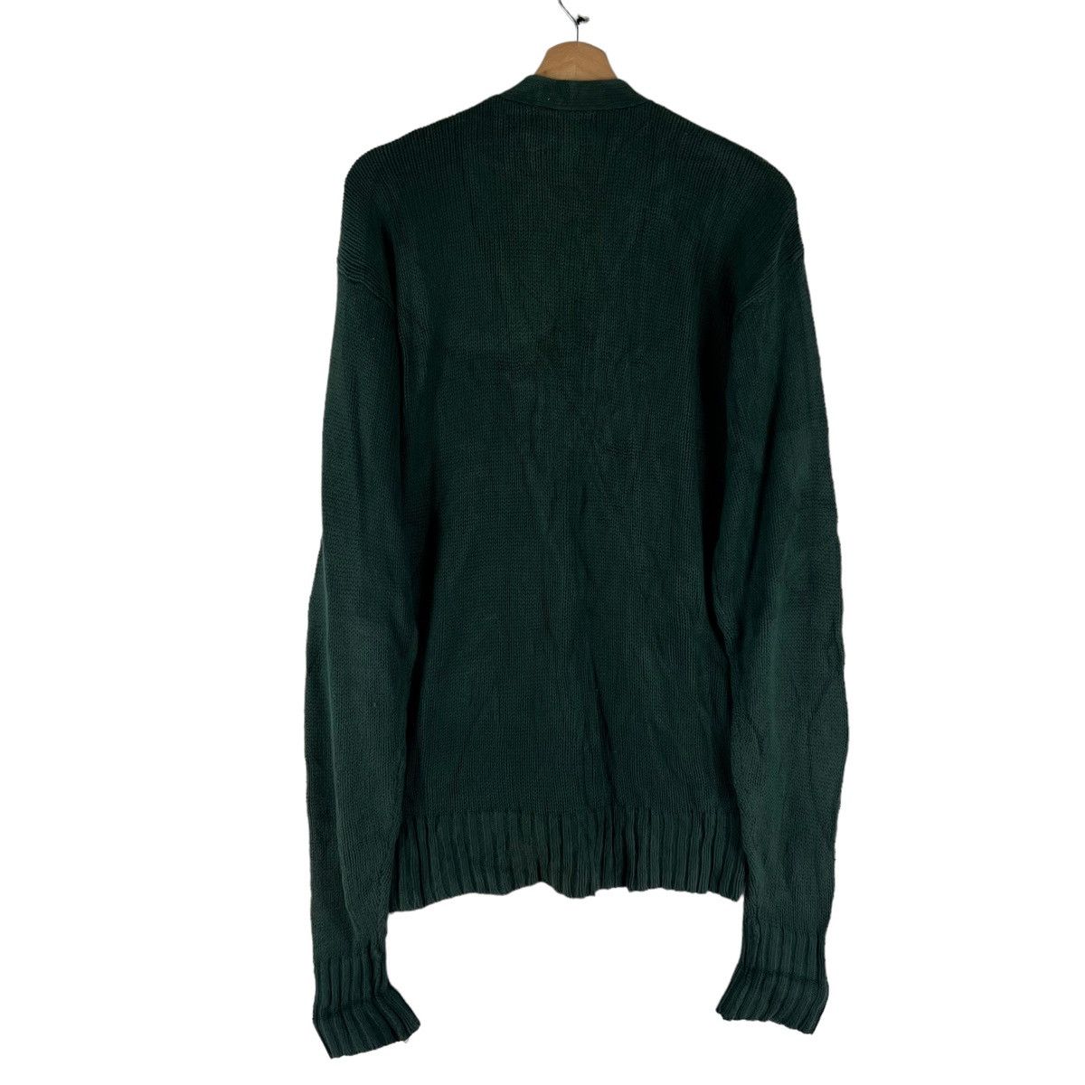 Polo Ralph Lauren 🔥VINTAGE KNIT CARDIGAN JACKET POLO RALPH LAUREN RICH GREEN Size US M / EU 48-50 / 2 - 5 Thumbnail