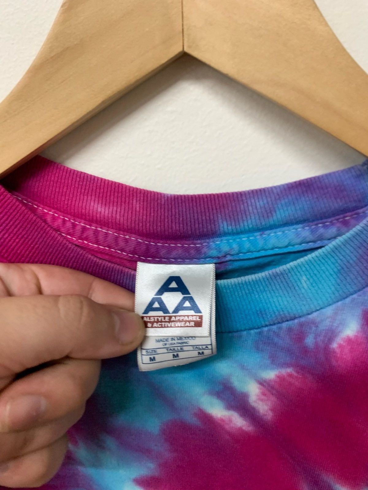 Vintage Vintage Candy Cane Tie Dye Tee Size US M / EU 48-50 / 2 - 1 Thumbnail
