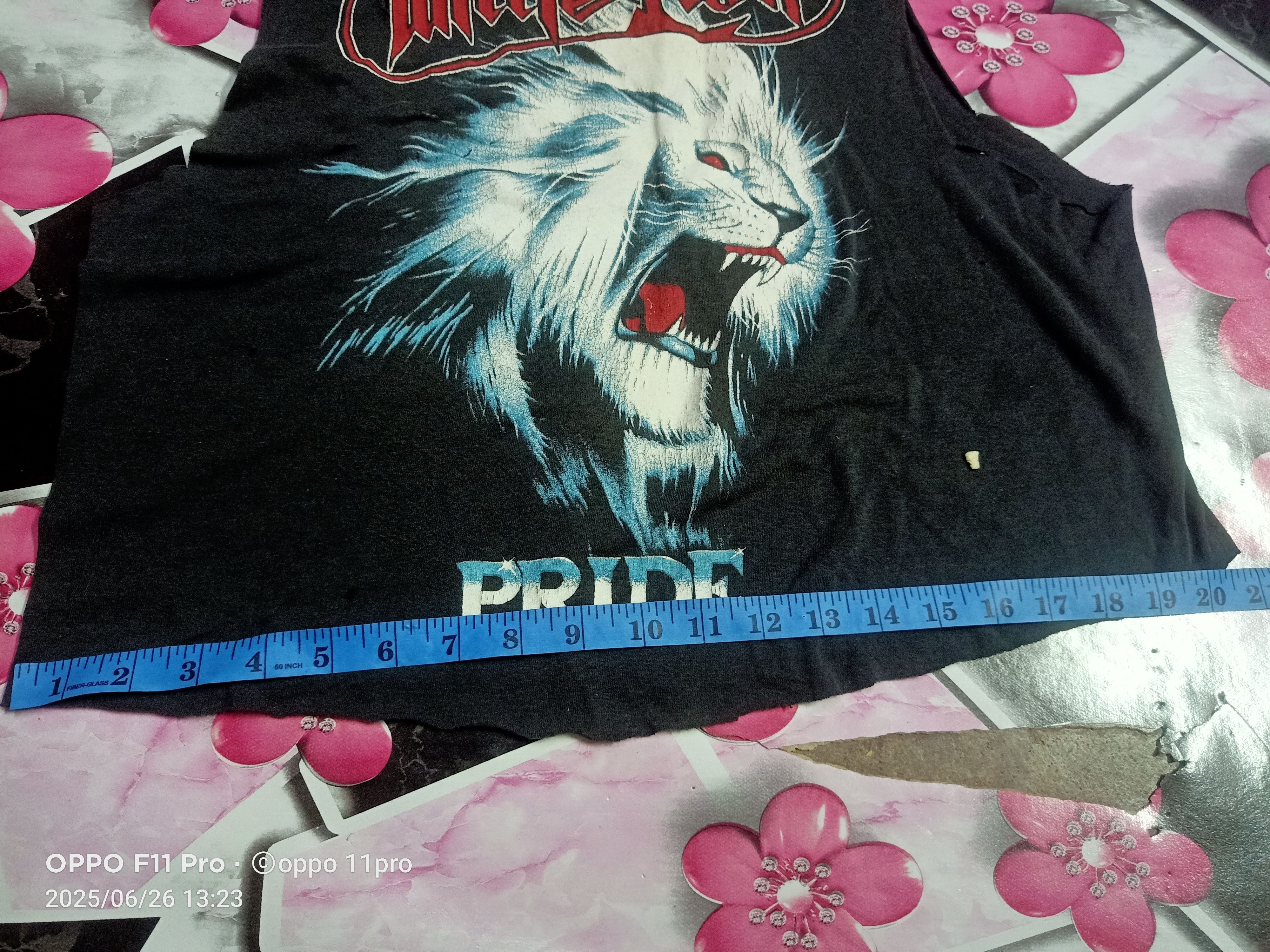 Band Tees × Vintage 🔥 Vintage WHITE LION 'Pride ' 80s Tour Band Sleeve 🔥 Size US L / EU 52-54 / 3 - 10 Thumbnail