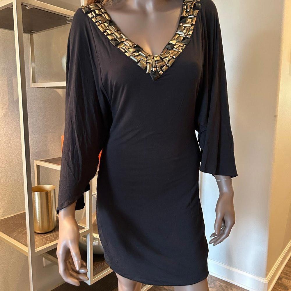 Iro IRO Wing Sleeve Dress in Black Size M / US 6-8 / IT 42-44 - 3 Thumbnail