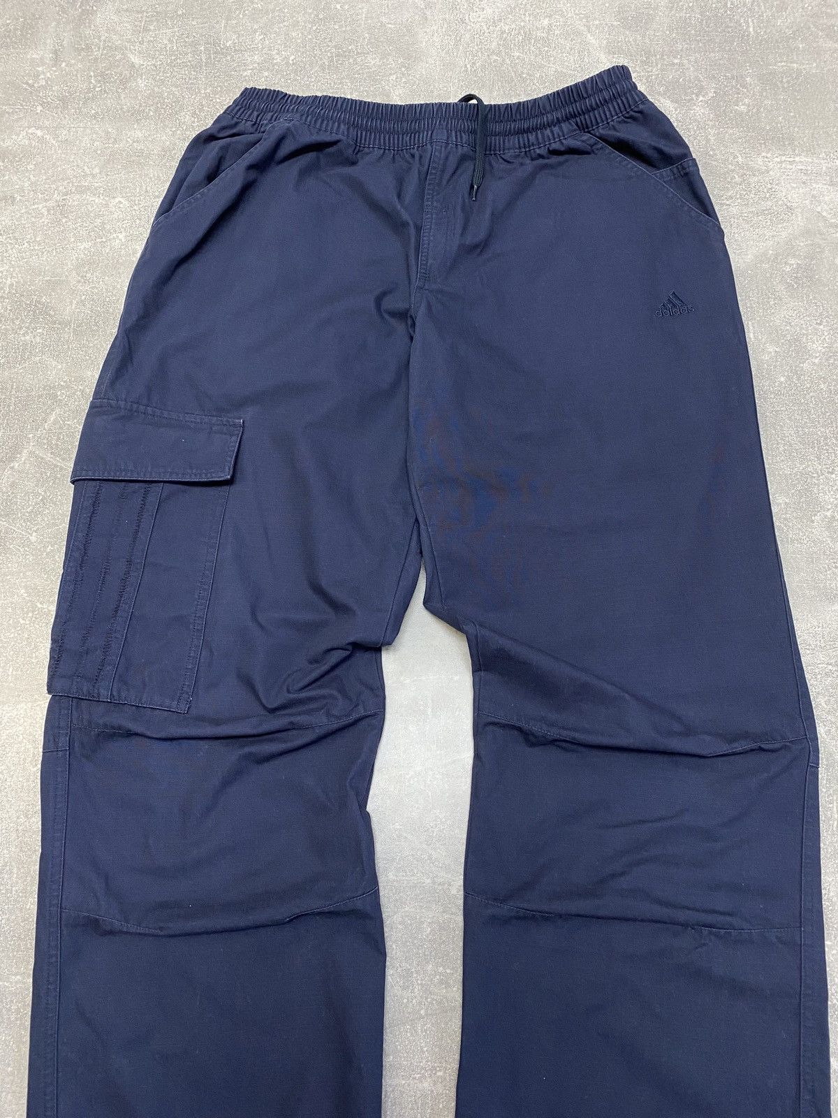 Adidas × Vintage Vintage y2k Adidas Baggy Blue Outdoor Track Pants Size US 32 / EU 48 - 4 Thumbnail