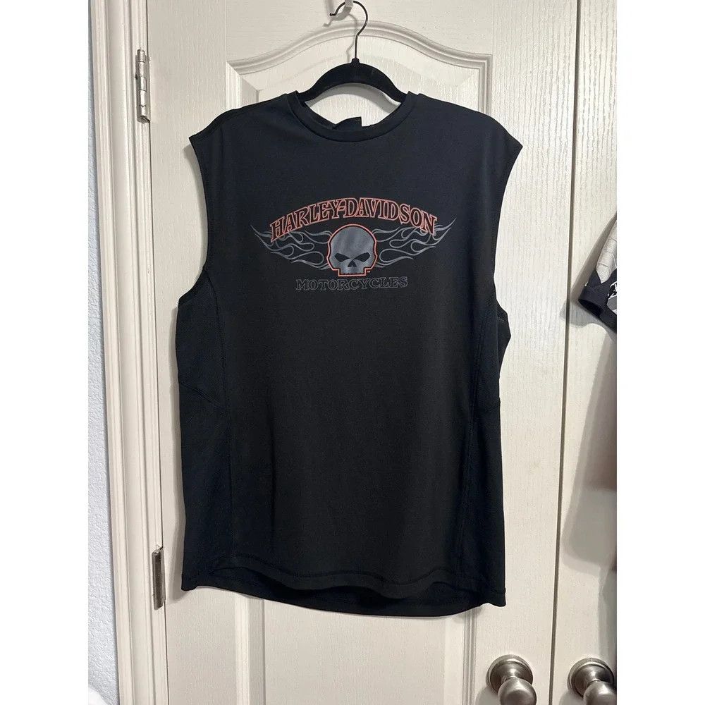 Harley Davidson Harley Davidson Performance Willie G Skull Flame Muscle Tank Size US L / EU 52-54 / 3 - 2 Thumbnail