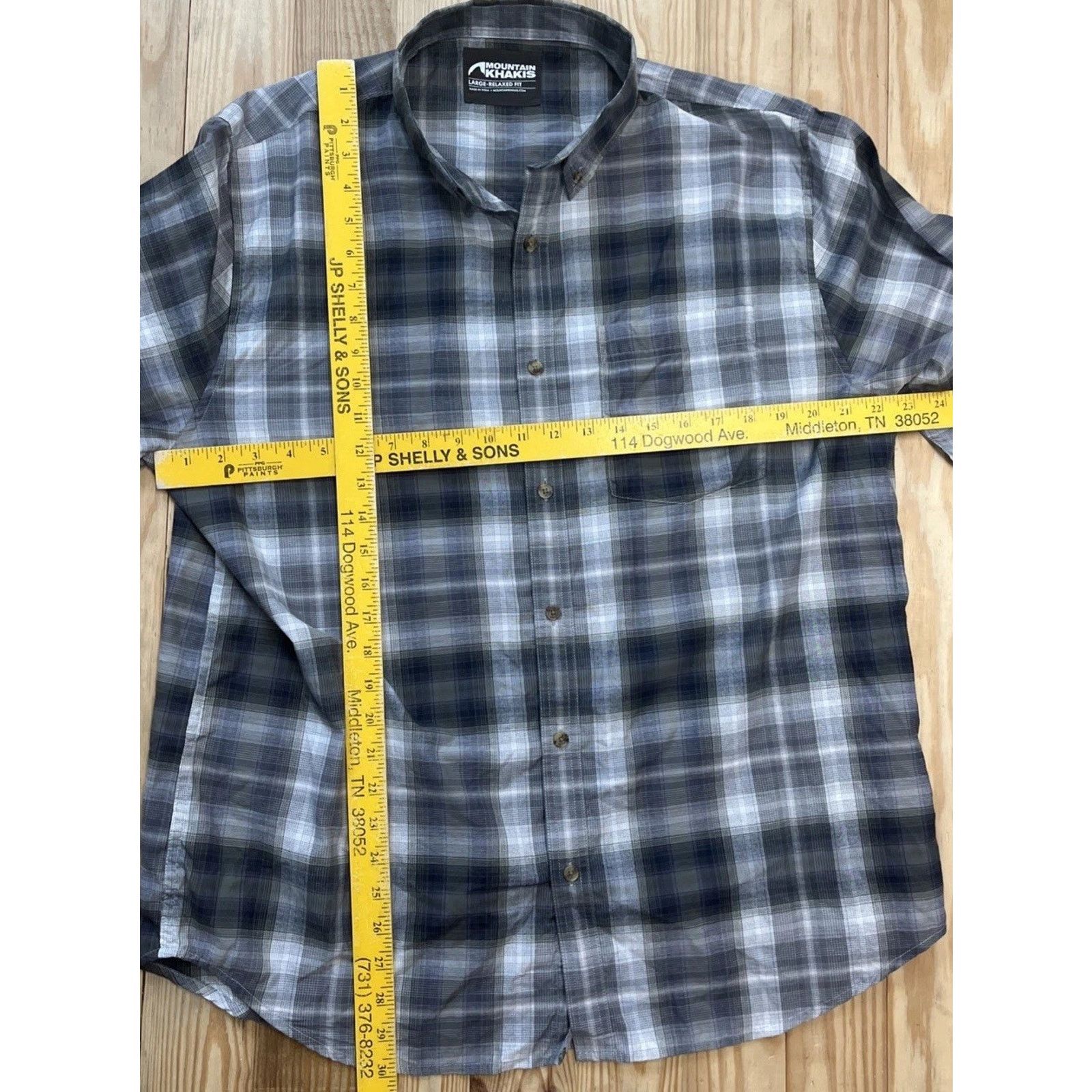 Mountain Khakis Mountain Khakis Shirt Men L Plaid Flannel Organic Size US L / EU 52-54 / 3 - 6 Thumbnail