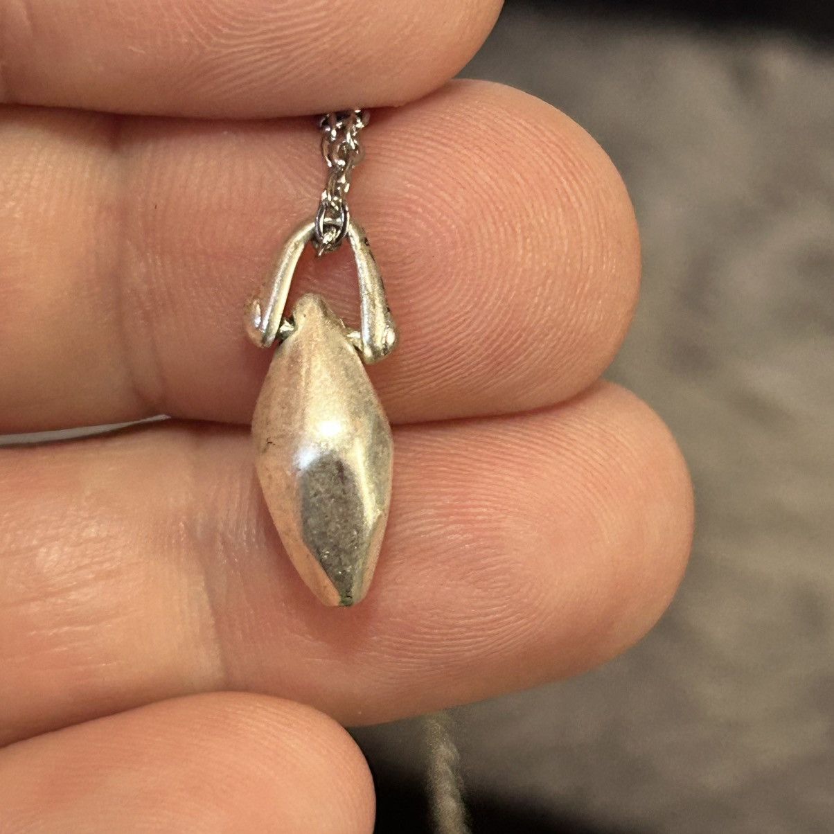 Handmade Handcrafted vintage Fossil pendant on chain necklace Size ONE SIZE - 6 Thumbnail