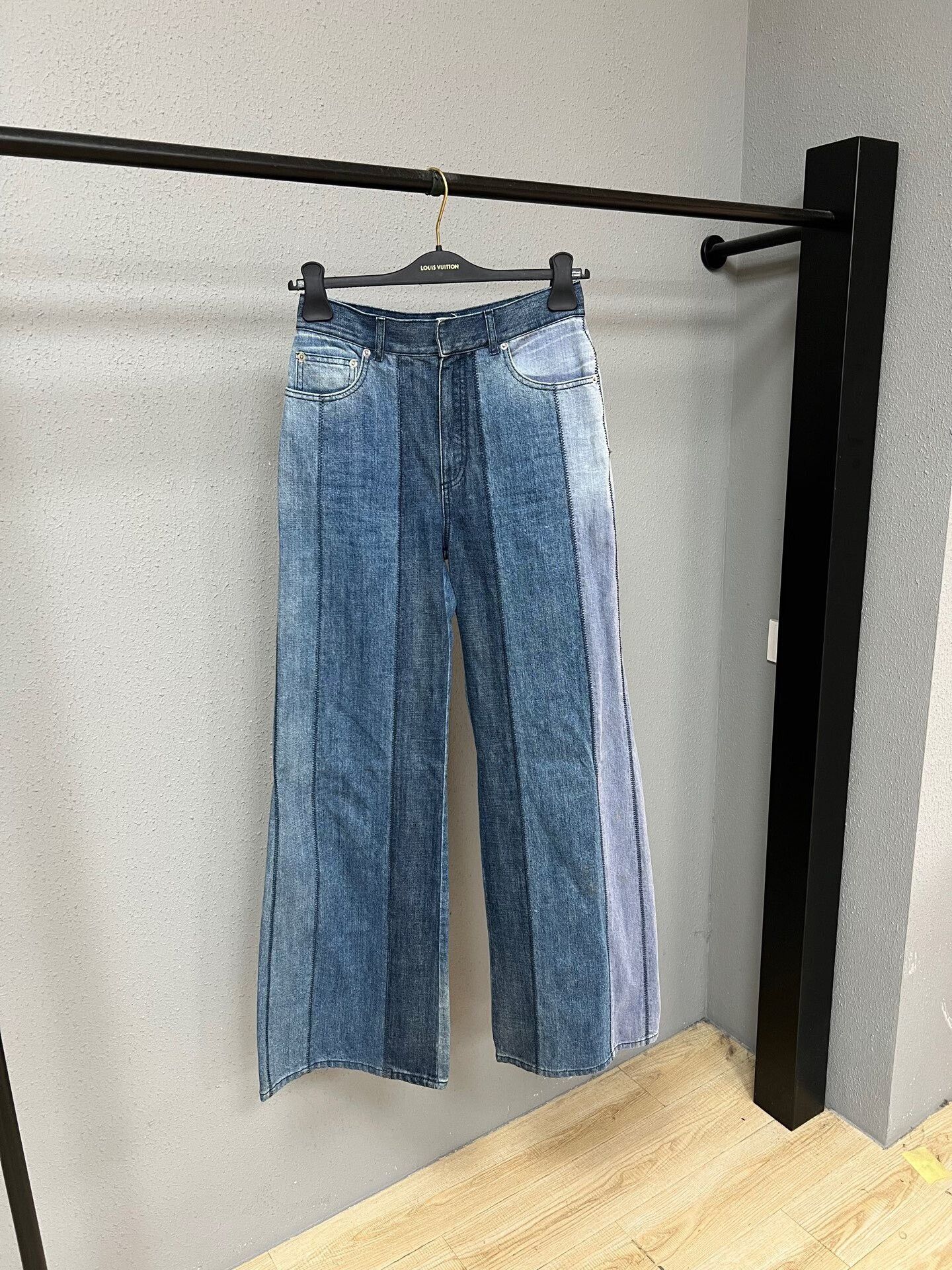 Dior Dior Color-Block Flared Jeans Size 38 Size 38" / US 16 / IT 52 - 1 Thumbnail
