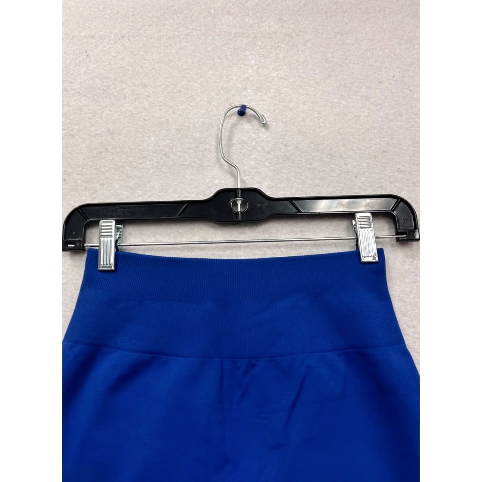 Vintage Aurola Biker Shorts Womens XS Blue Athletic Nylon Spandex Seamless High-Waist Size 26" / US 2 / IT 38 - 5 Thumbnail
